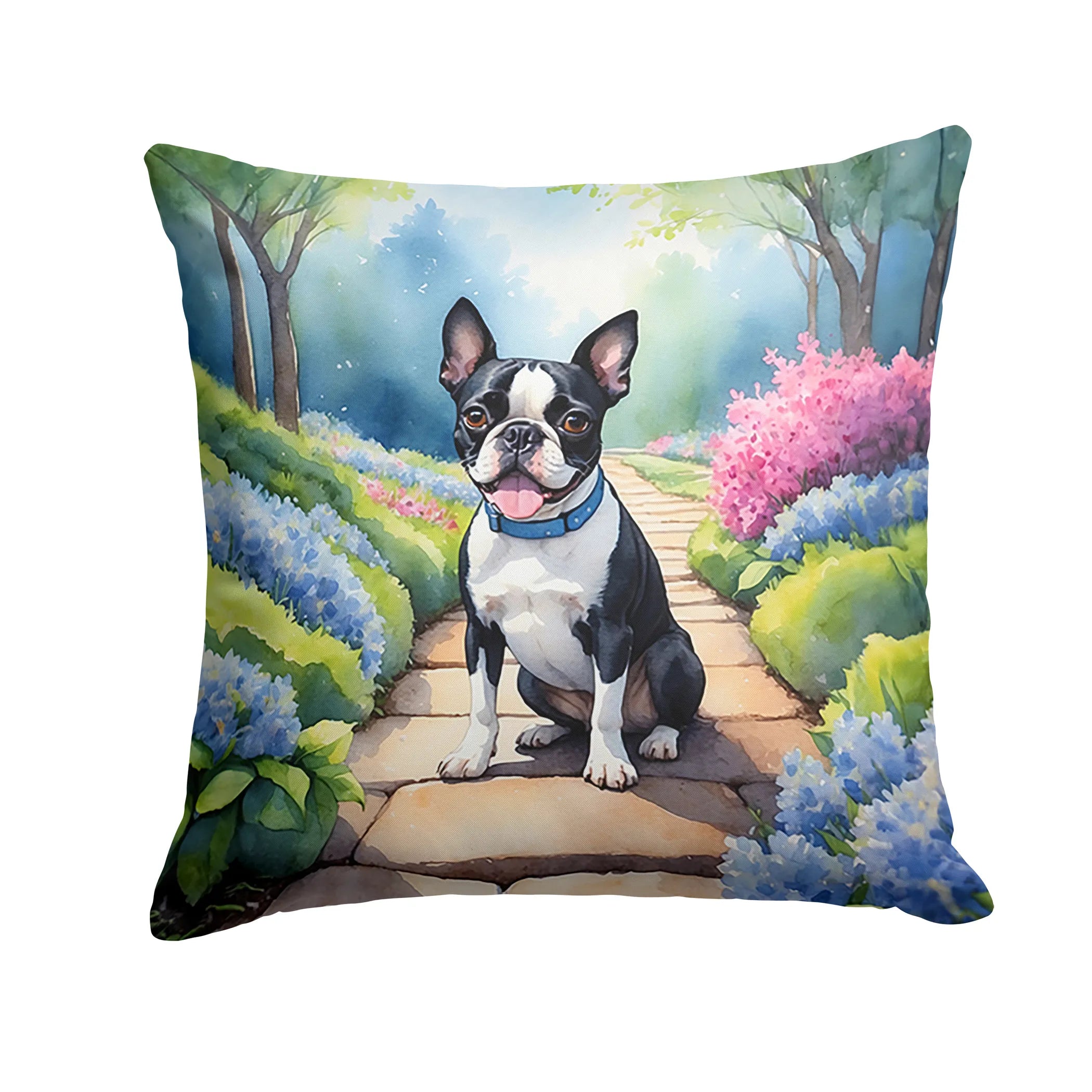 Spring Path Throw Pillow - Size: 14HX14W | Pack Of: 1 | Collection name: Spring path