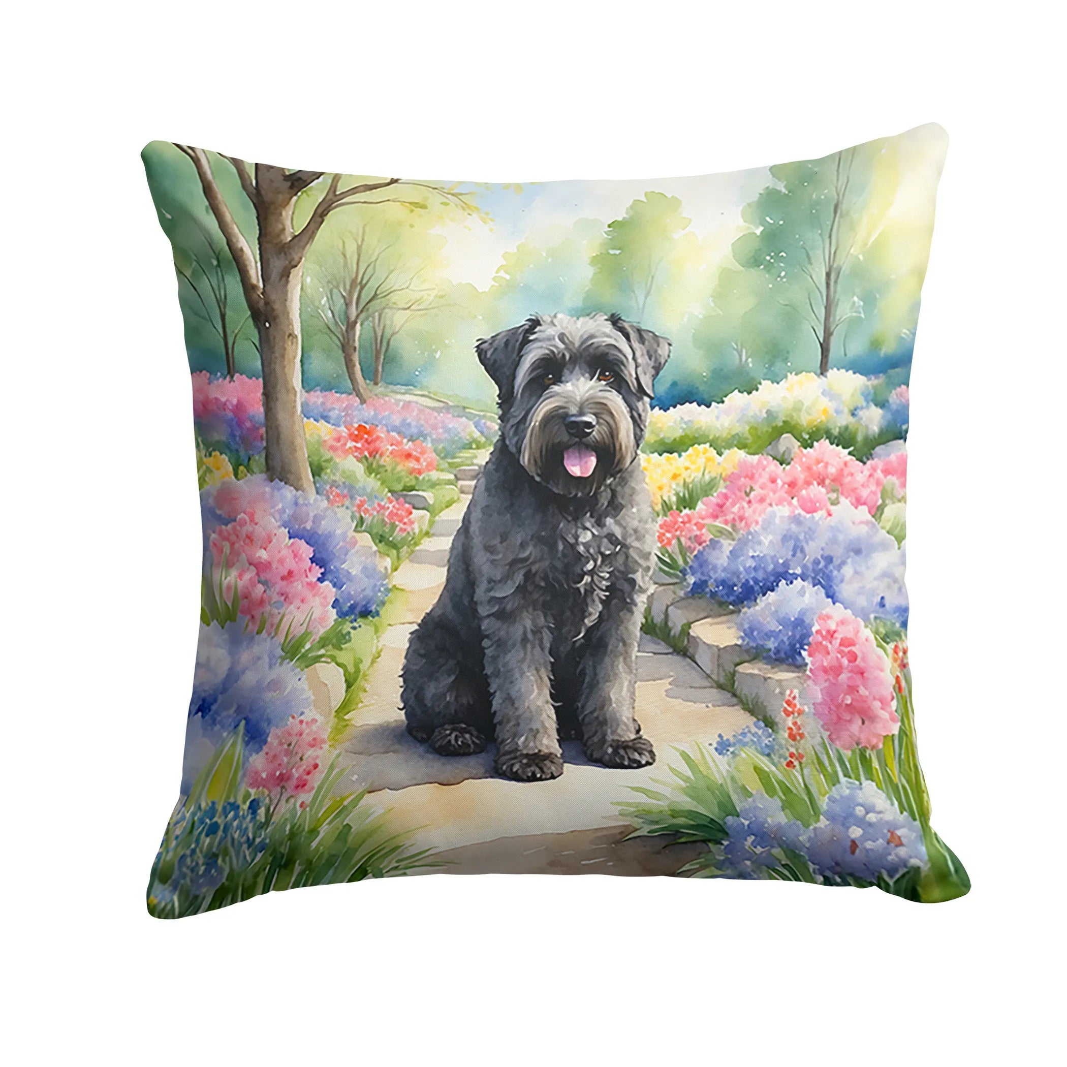 Spring Path Throw Pillow - Size: 14HX14W | Pack Of: 1 | Collection name: Spring path