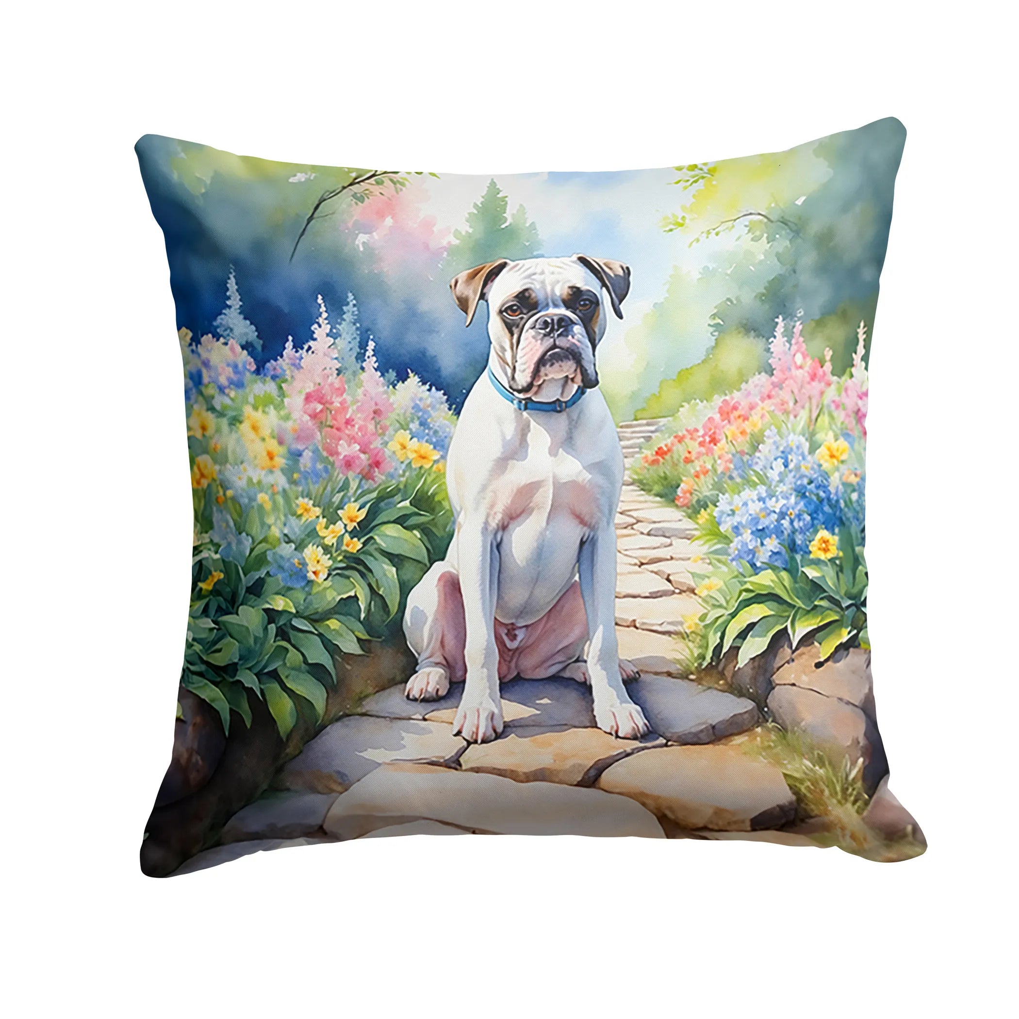 Spring Path Throw Pillow - Size: 14HX14W | Pack Of: 1 | Collection name: Spring path