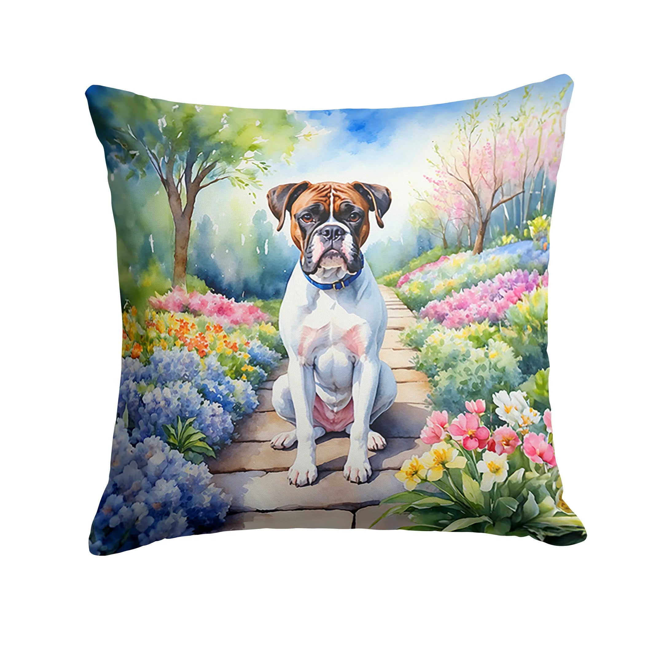 Spring Path Throw Pillow - Size: 14HX14W | Pack Of: 1 | Collection name: Spring path