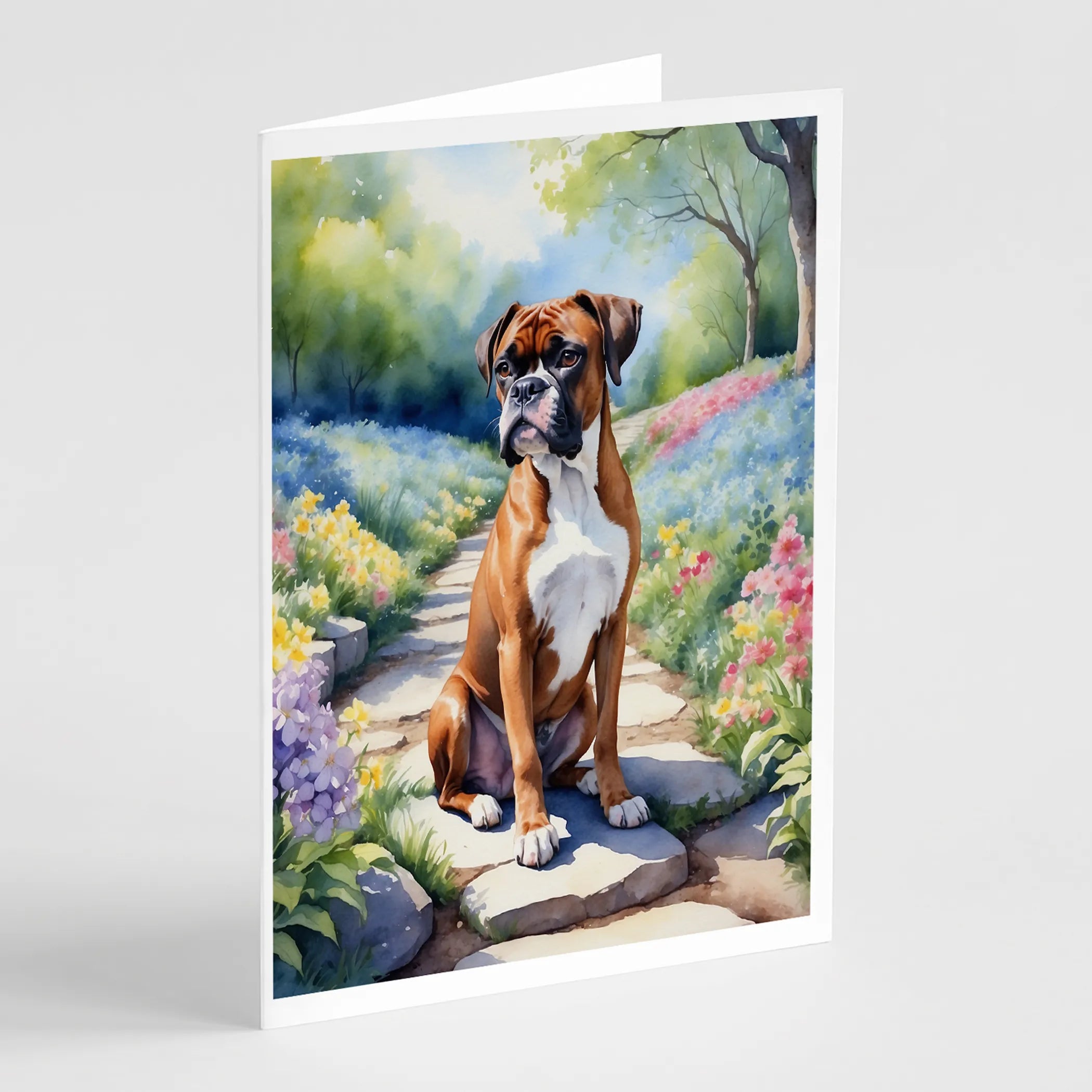 Spring Path Greeting Cards  - Size: 5X7 | Pack Of: 8 | Collection name: Spring path