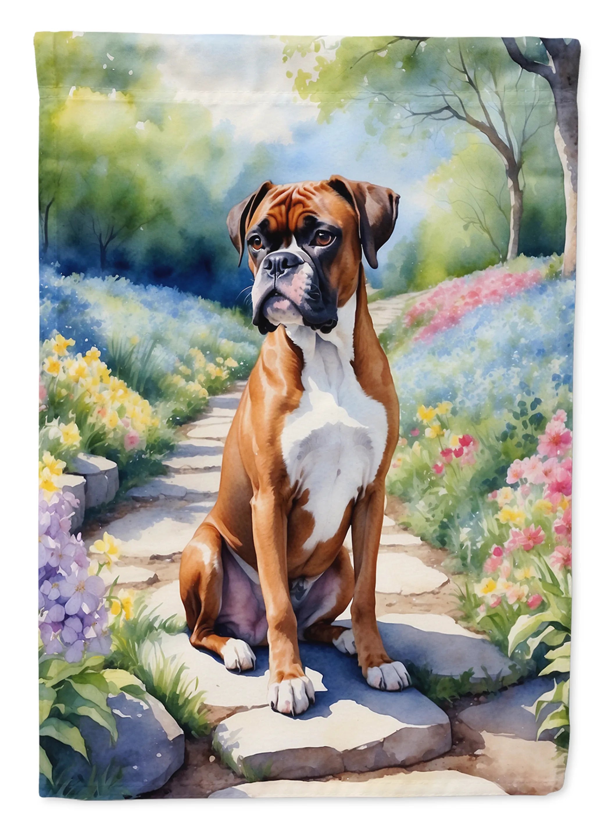 Spring Path Decorative Flag - Size: GARDEN SIZE | Pack Of: 1 | Collection name: Spring path