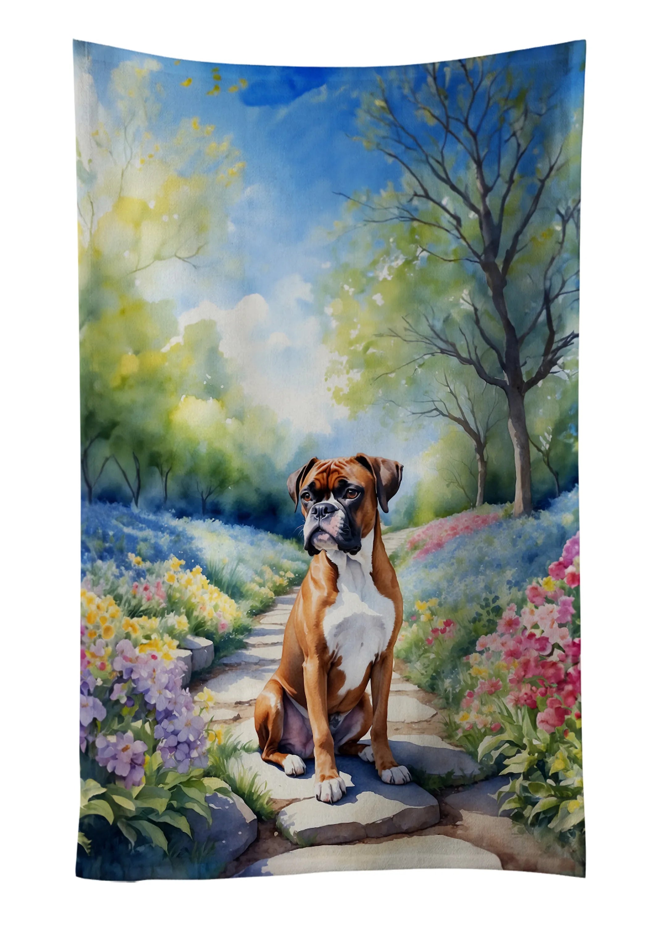Spring Path Kitchen Towel - Size: 25HX15W | Pack Of: 1 | Collection name: Spring path