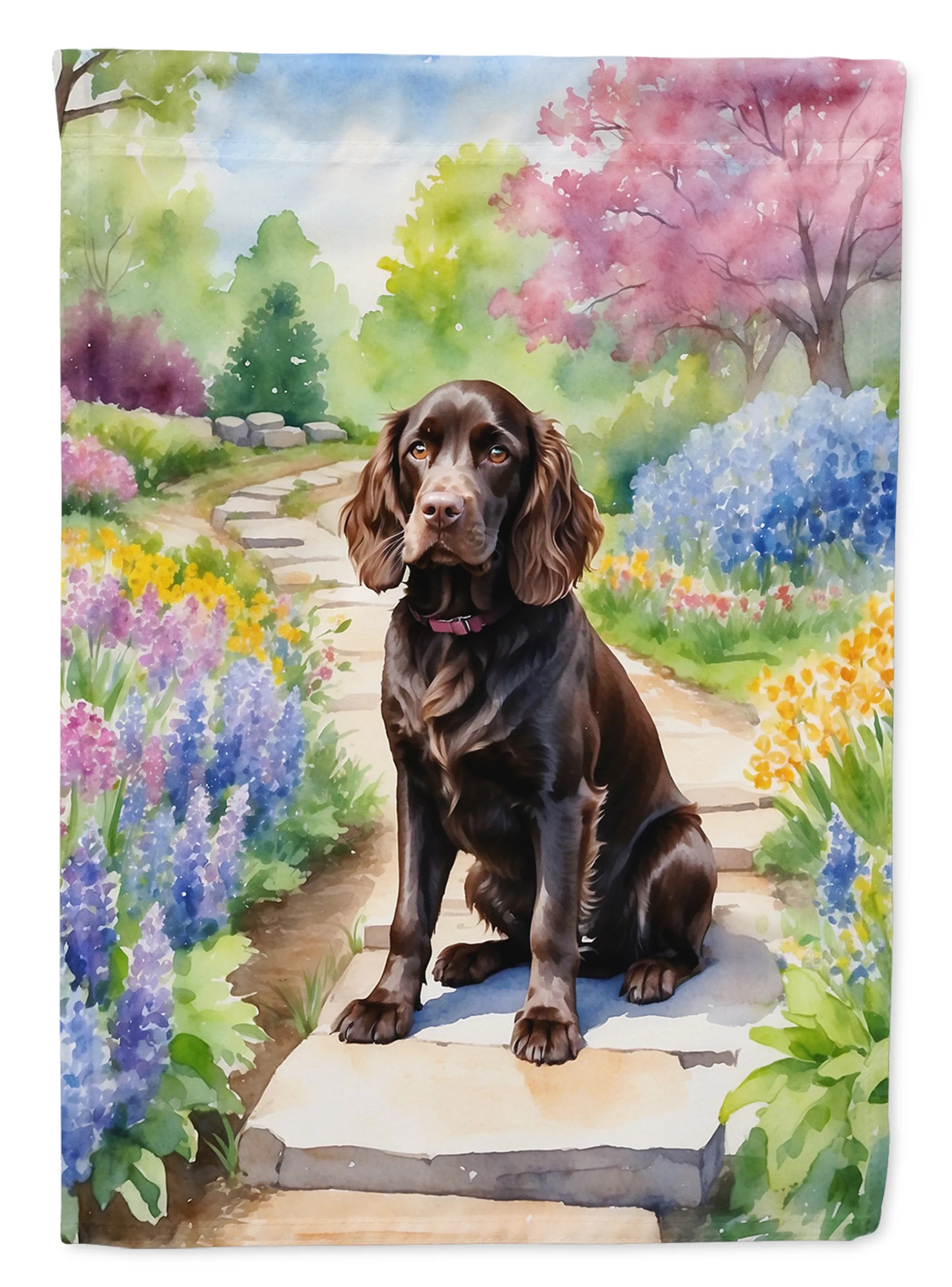 Spring Path Decorative Flag - Size: GARDEN SIZE | Pack Of: 1 | Collection name: Spring path