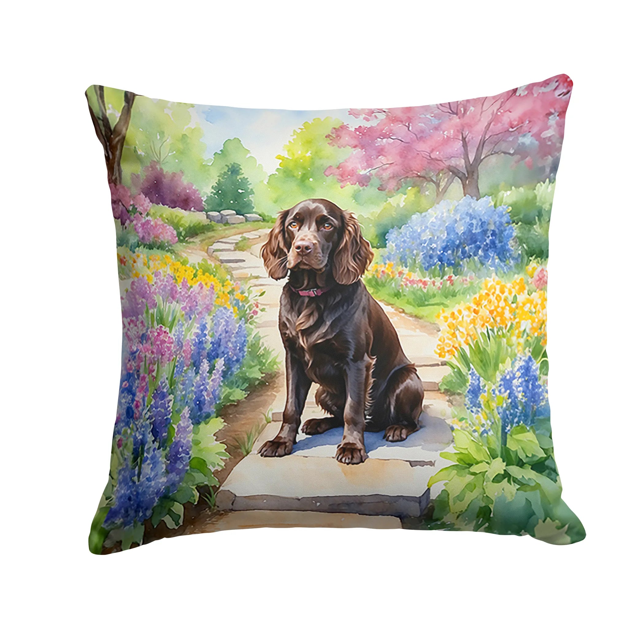 Spring Path Throw Pillow - Size: 14HX14W | Pack Of: 1 | Collection name: Spring path