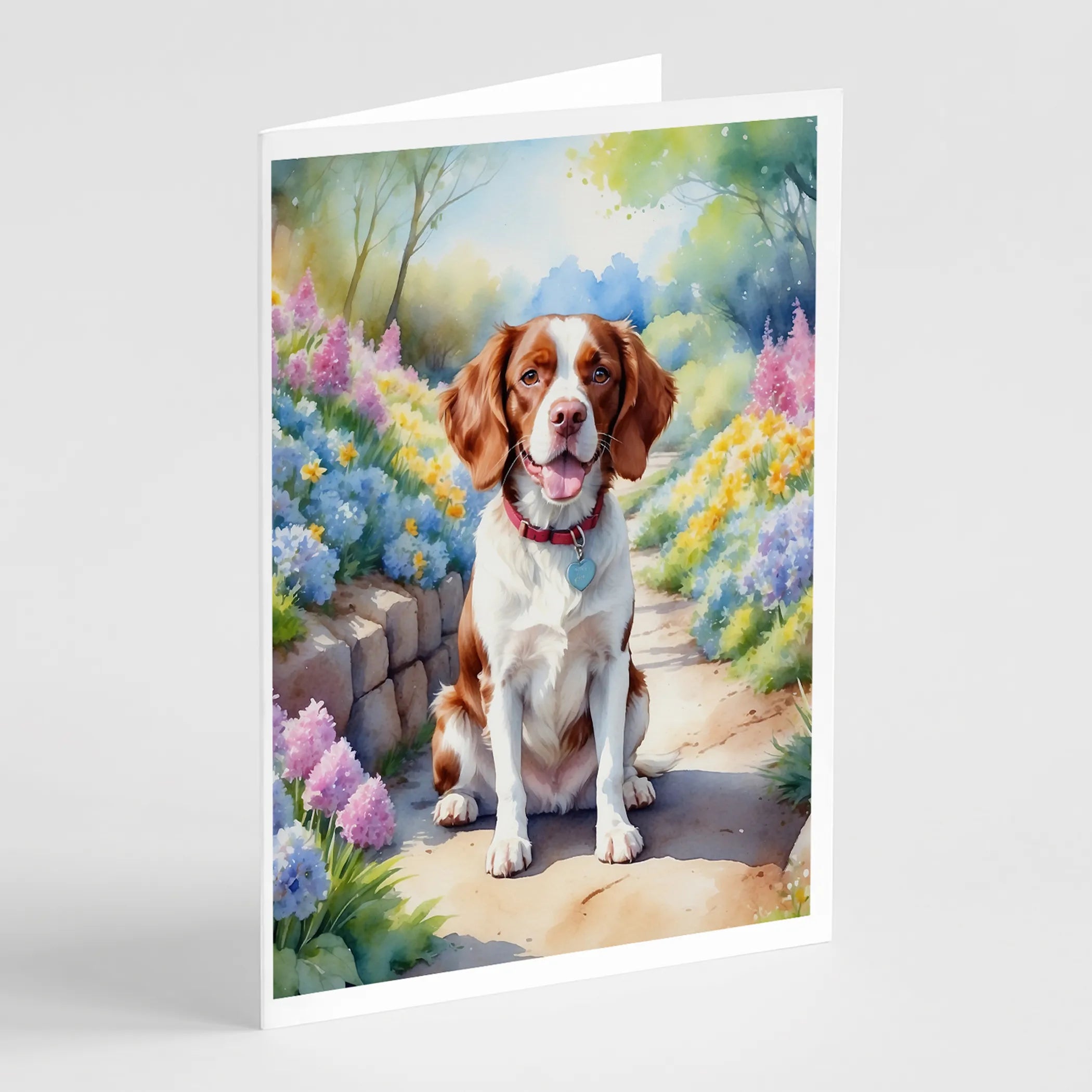 Spring Path Greeting Cards  - Size: 5X7 | Pack Of: 8 | Collection name: Spring path