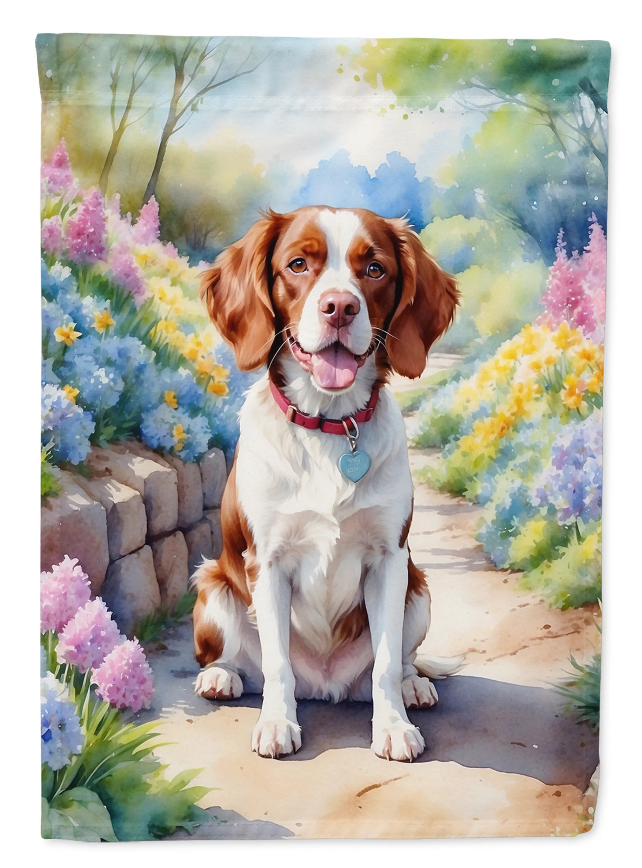 Spring Path Decorative Flag - Size: GARDEN SIZE | Pack Of: 1 | Collection name: Spring path