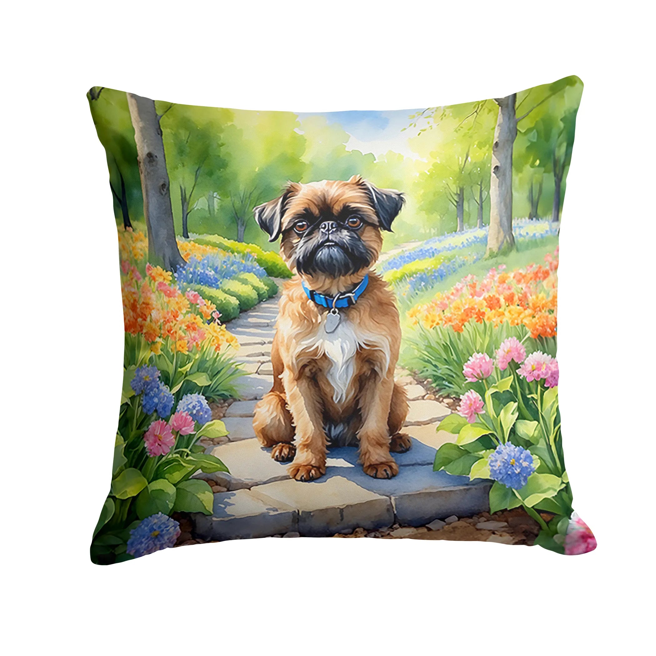 Spring Path Throw Pillow - Size: 14HX14W | Pack Of: 1 | Collection name: Spring path