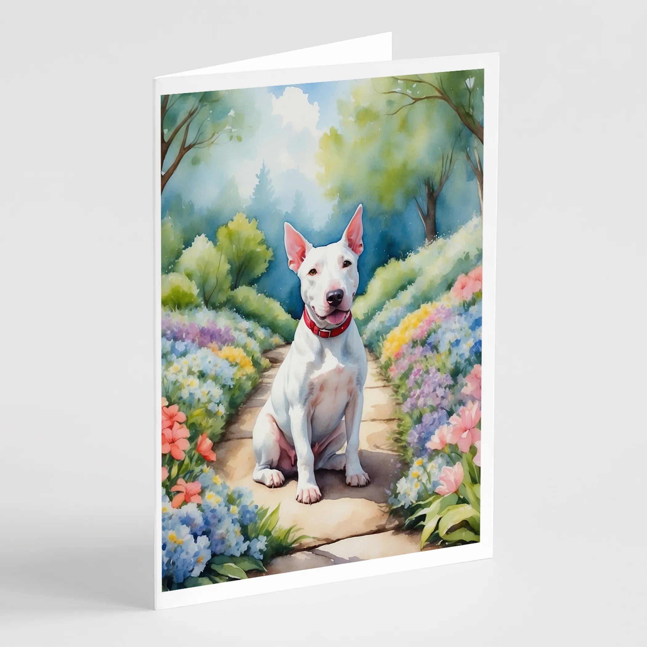 Spring Path Greeting Cards  - Size: 5X7 | Pack Of: 8 | Collection name: Spring path