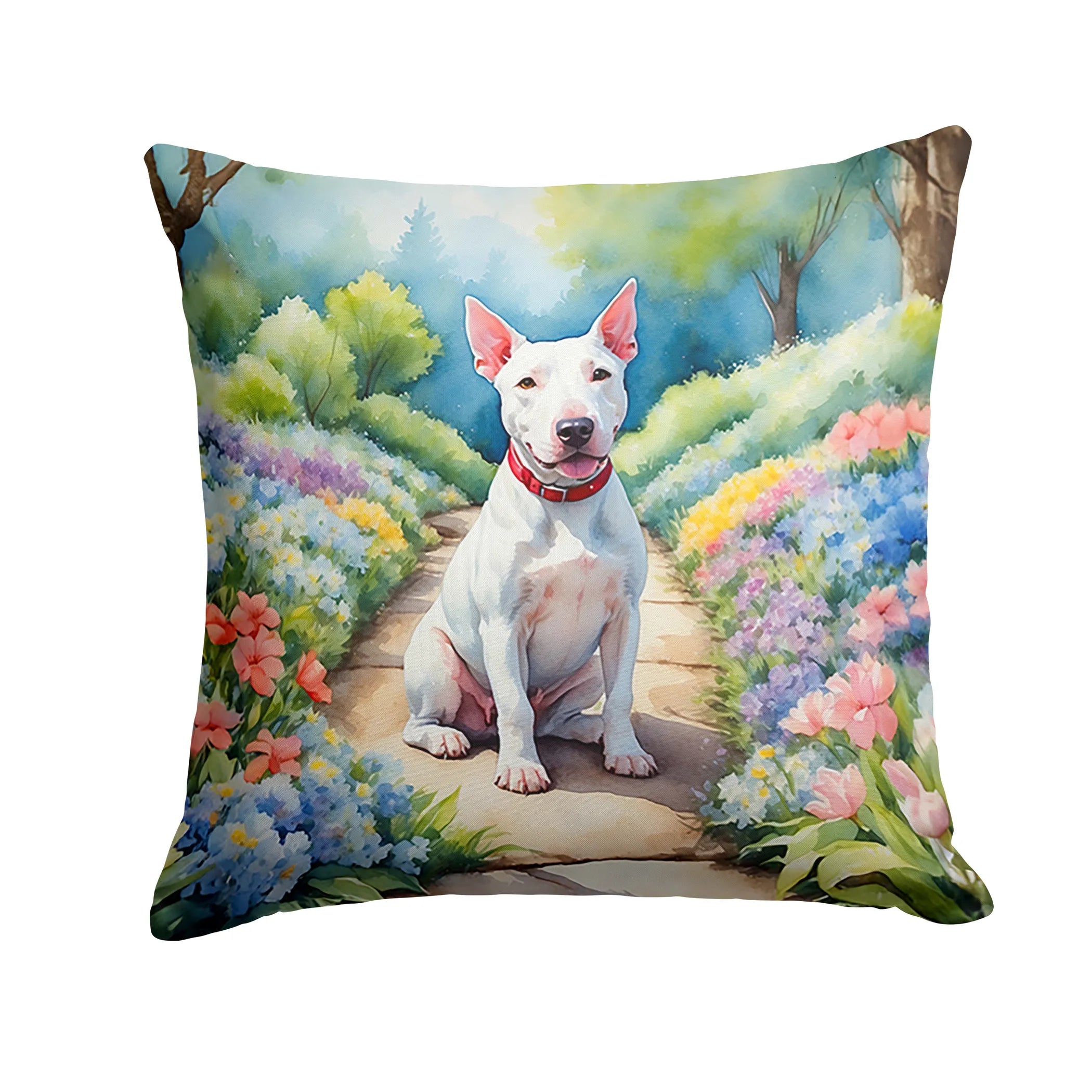 Spring Path Throw Pillow - Size: 14HX14W | Pack Of: 1 | Collection name: Spring path