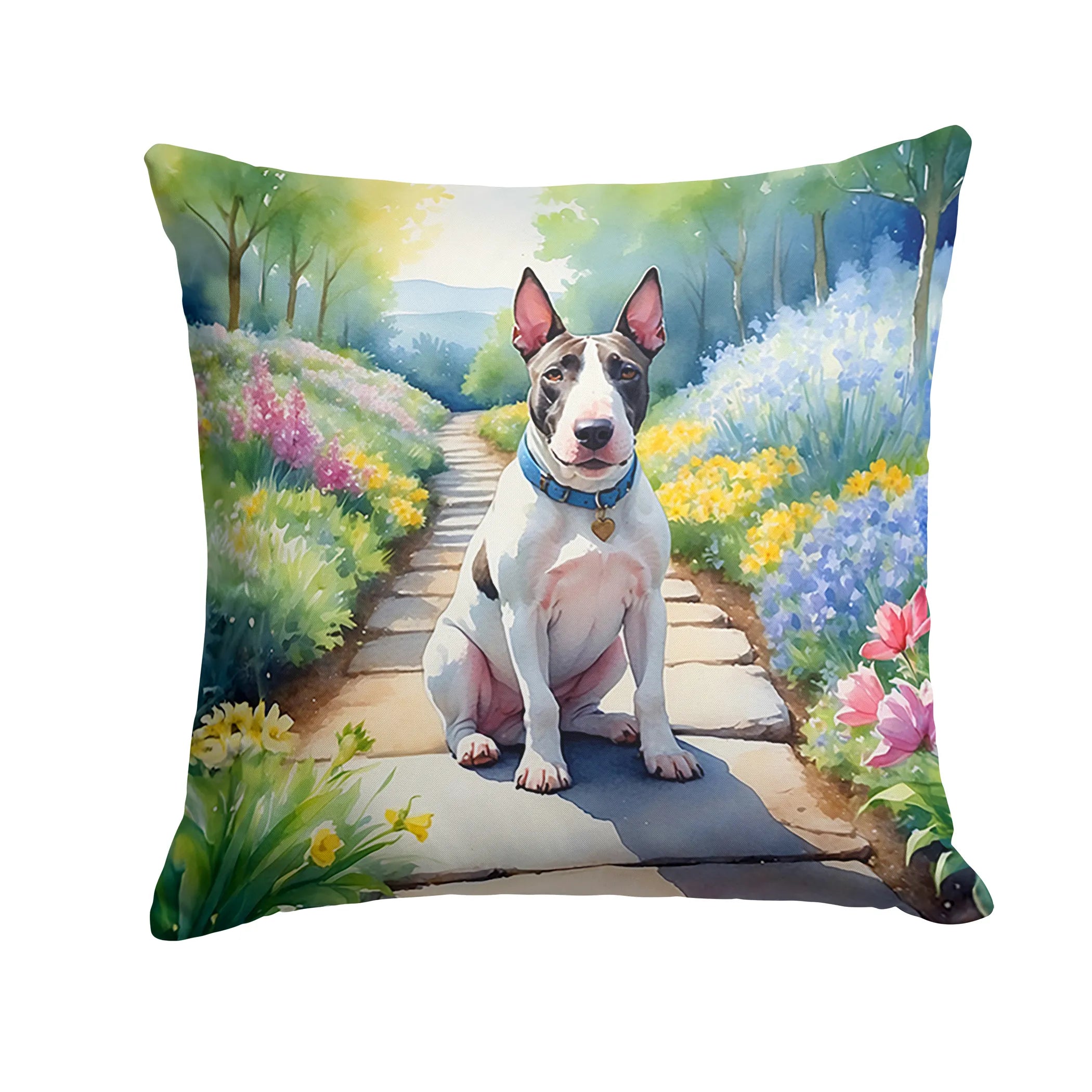 Spring Path Throw Pillow - Size: 14HX14W | Pack Of: 1 | Collection name: Spring path