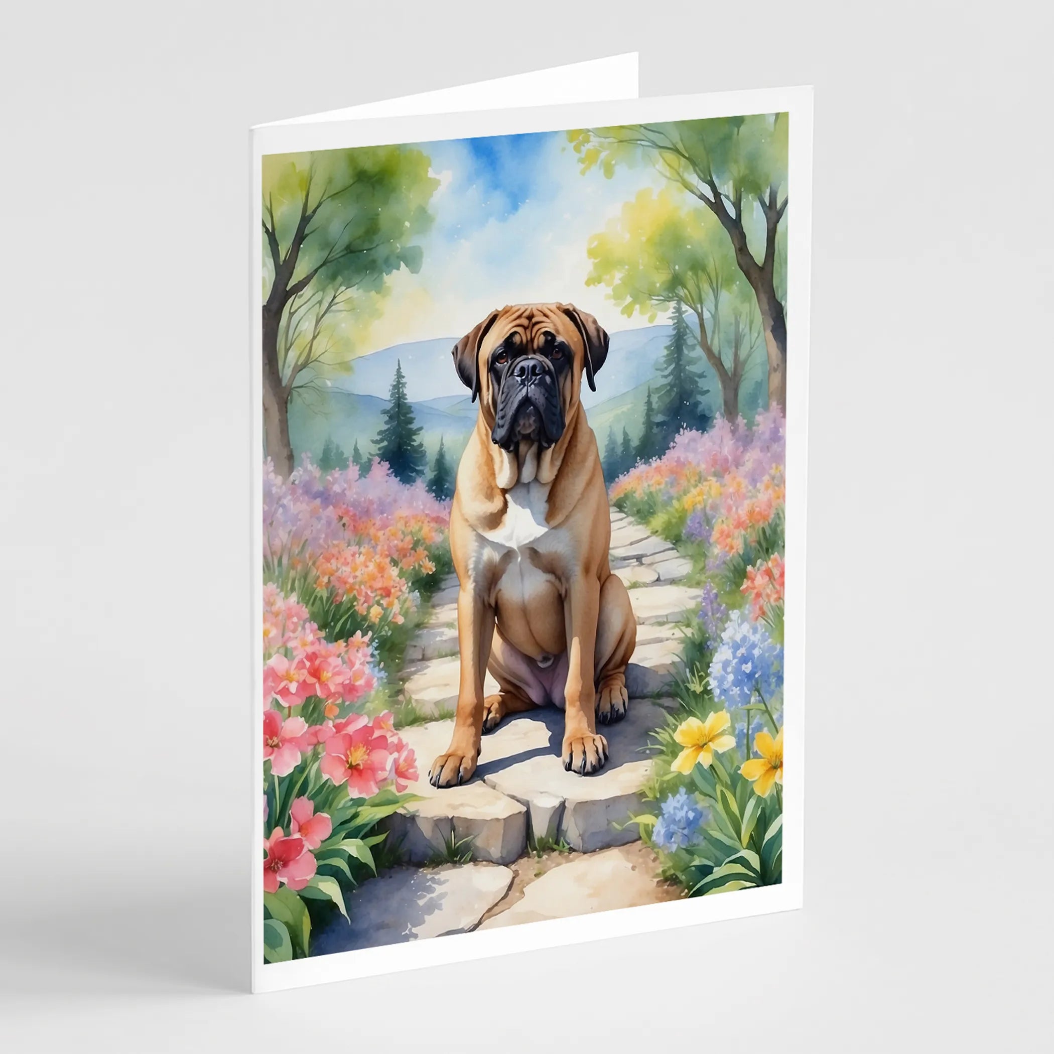 Spring Path Greeting Cards  - Size: 5X7 | Pack Of: 8 | Collection name: Spring path
