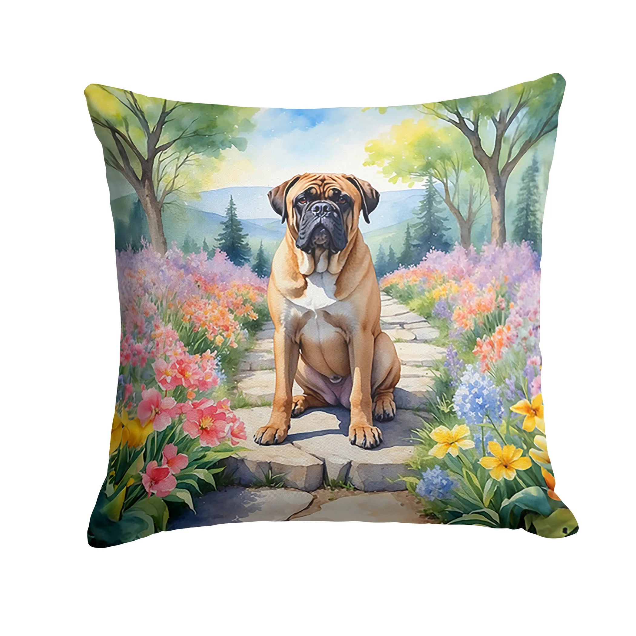 Spring Path Throw Pillow - Size: 14HX14W | Pack Of: 1 | Collection name: Spring path