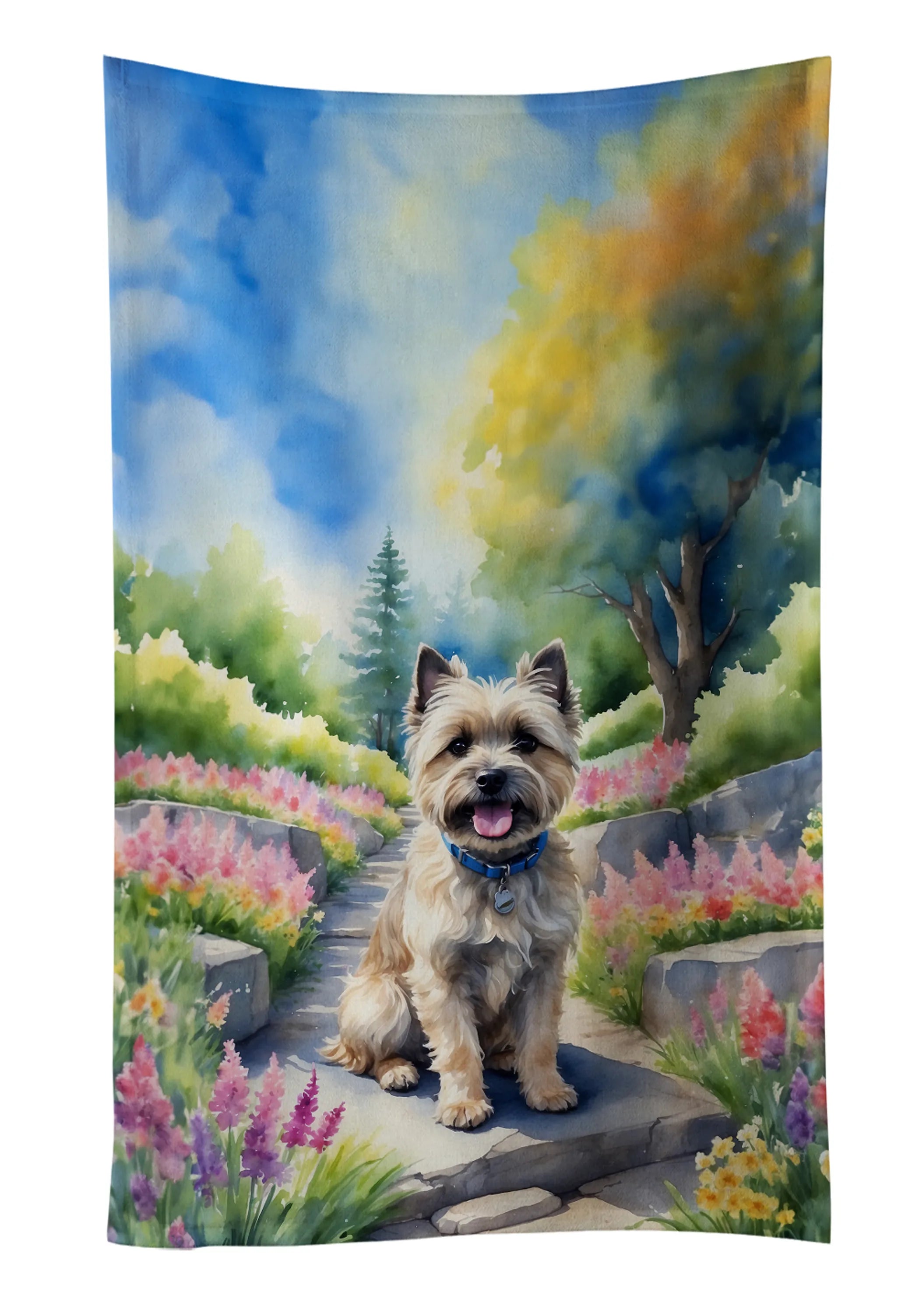 Spring Path Kitchen Towel - Size: 25HX15W | Pack Of: 1 | Collection name: Spring path