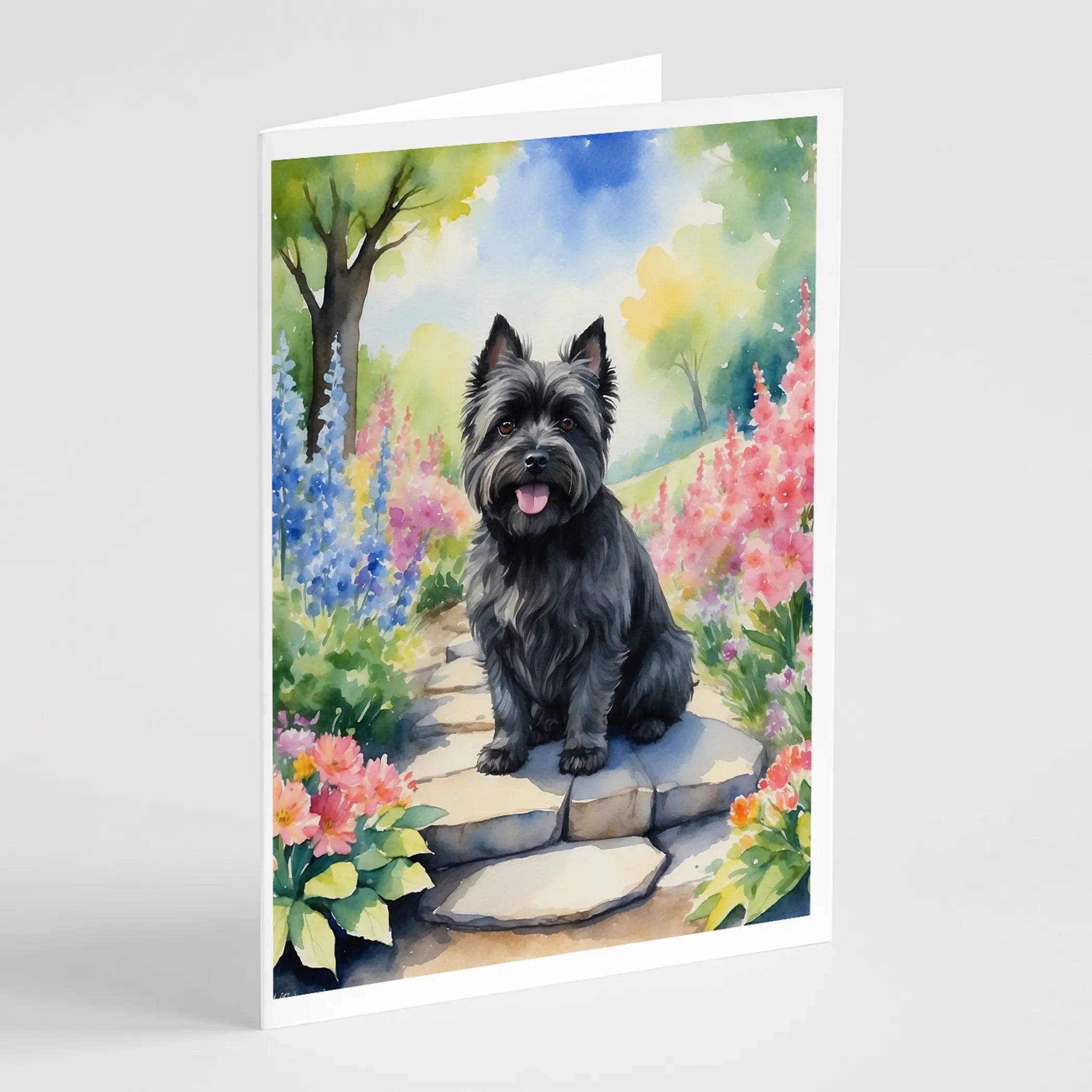 Spring Path Greeting Cards  - Size: 5X7 | Pack Of: 8 | Collection name: Spring path