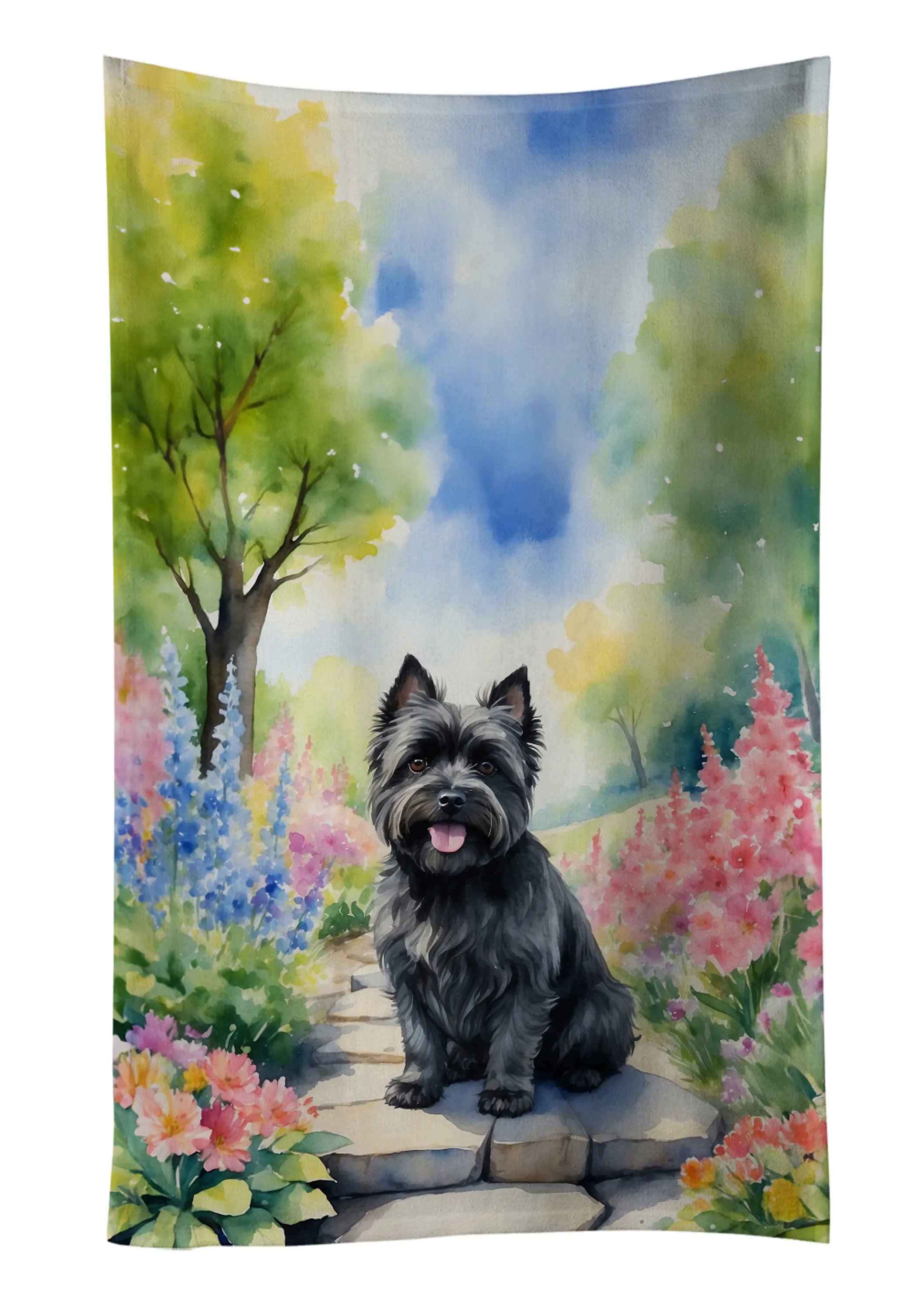 Spring Path Kitchen Towel - Size: 25HX15W | Pack Of: 1 | Collection name: Spring path