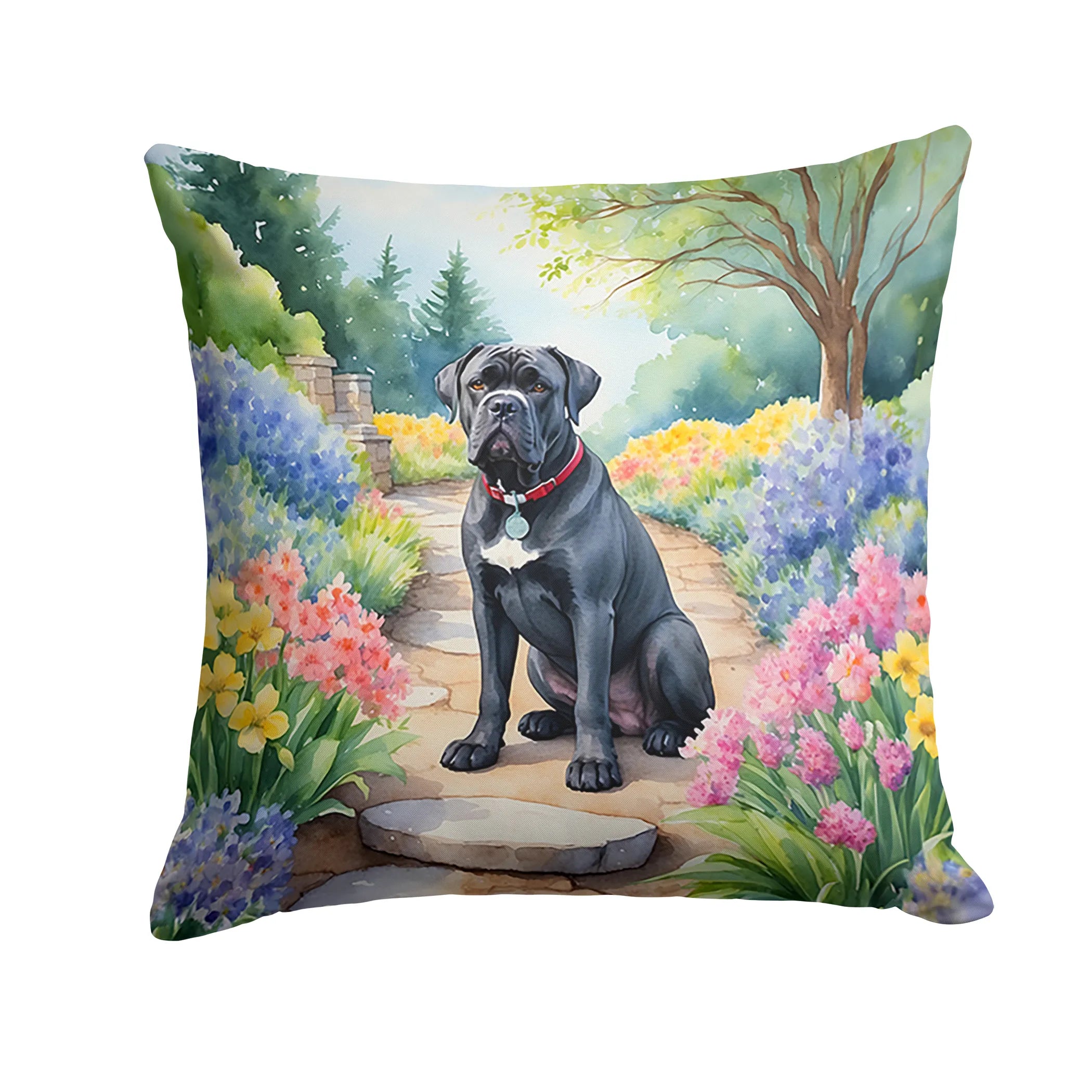Spring Path Throw Pillow - Size: 14HX14W | Pack Of: 1 | Collection name: Spring path