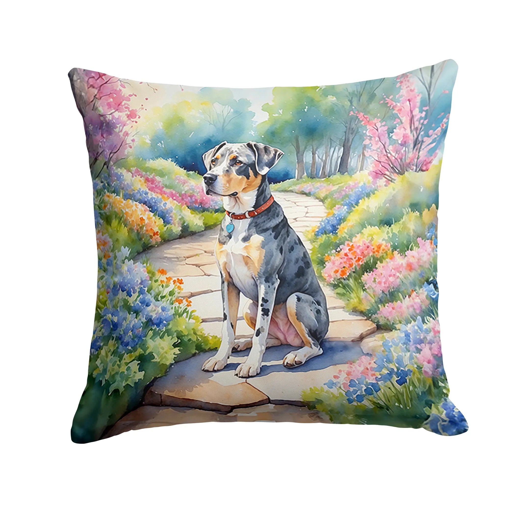Spring Path Throw Pillow - Size: 14HX14W | Pack Of: 1 | Collection name: Spring path