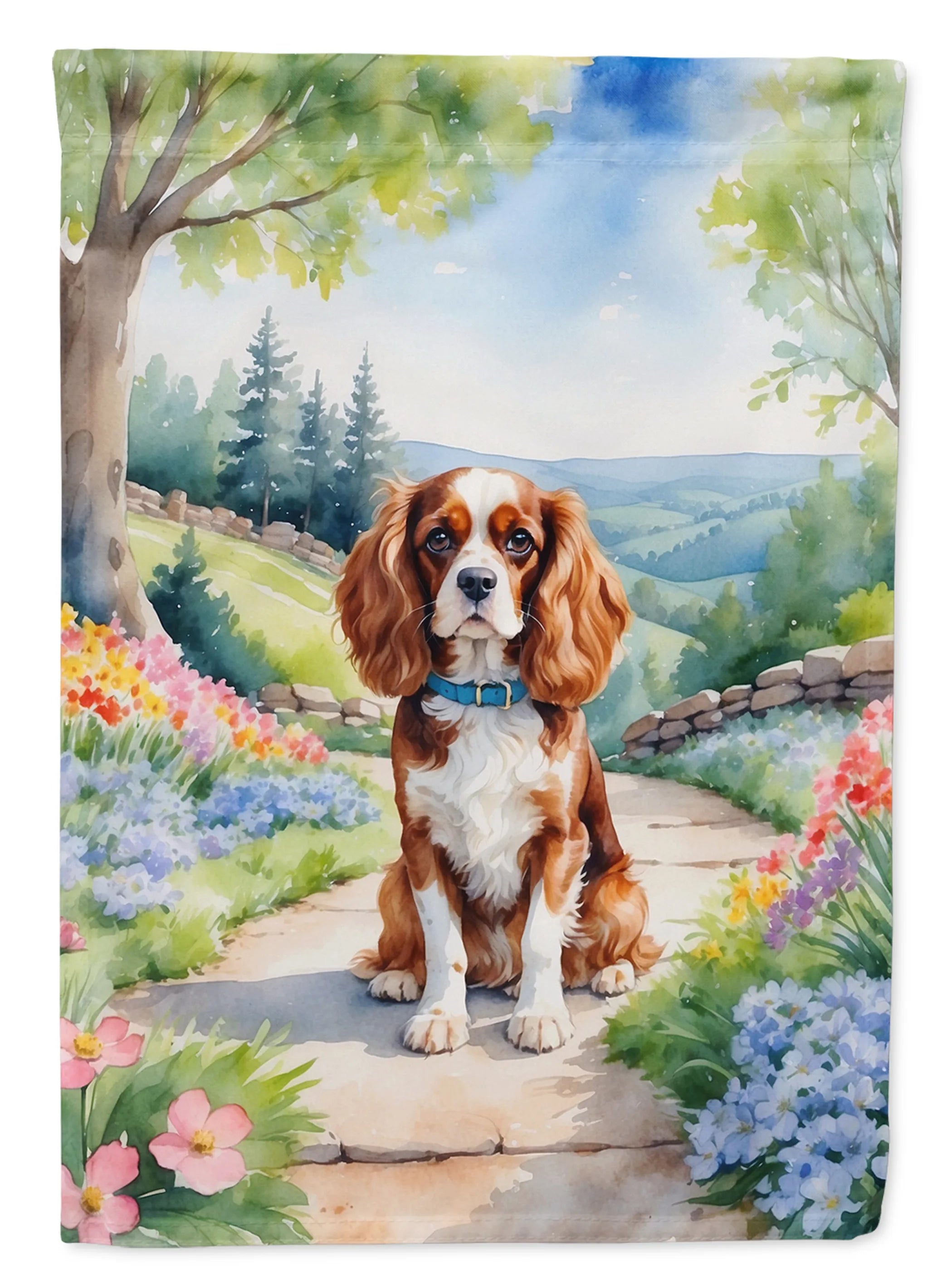 Spring Path Decorative Flag - Size: GARDEN SIZE | Pack Of: 1 | Collection name: Spring path