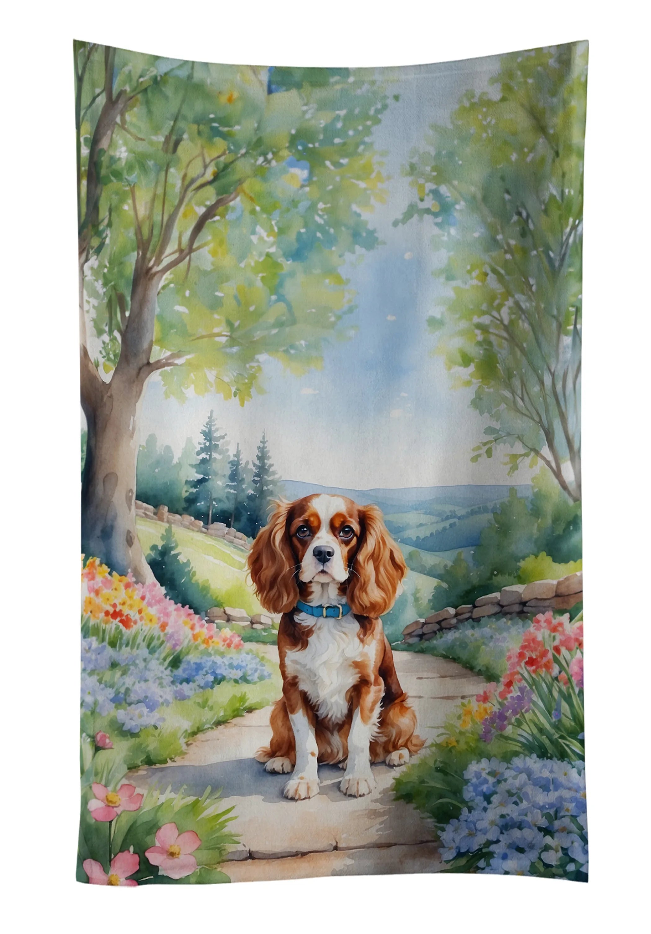 Spring Path Kitchen Towel - Size: 25HX15W | Pack Of: 1 | Collection name: Spring path