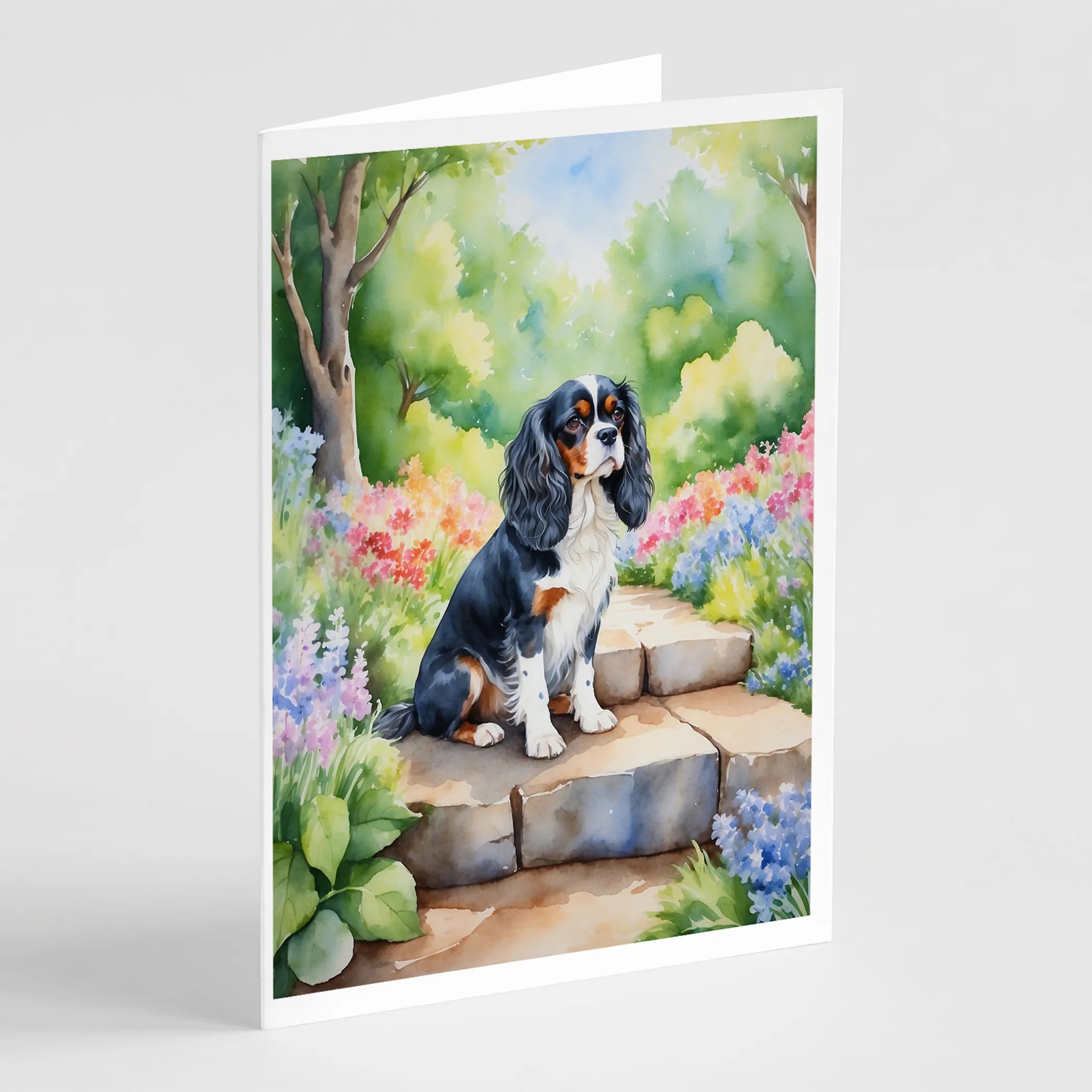 Spring Path Greeting Cards  - Size: 5X7 | Pack Of: 8 | Collection name: Spring path