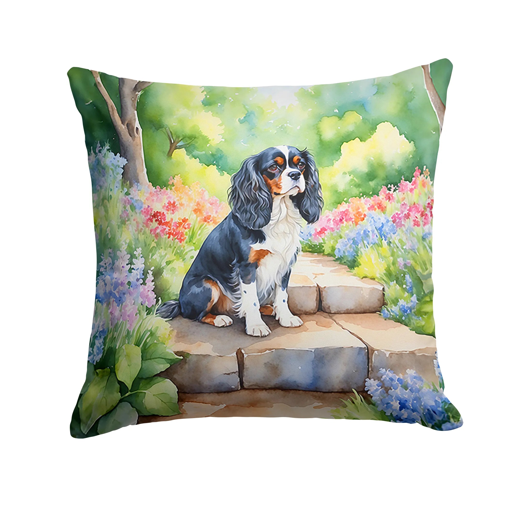 Spring Path Throw Pillow - Size: 14HX14W | Pack Of: 1 | Collection name: Spring path