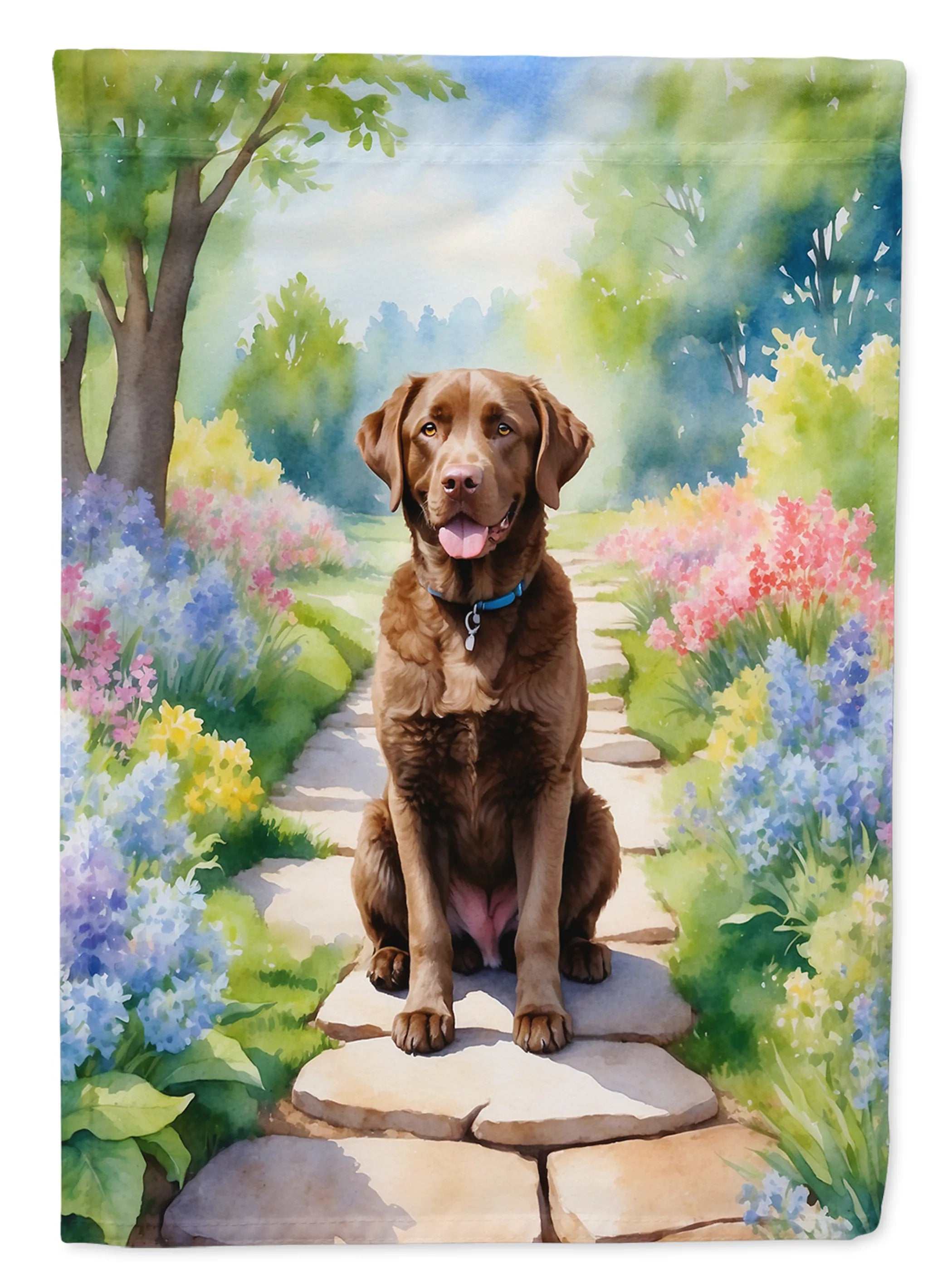 Spring Path Decorative Flag - Size: GARDEN SIZE | Pack Of: 1 | Collection name: Spring path