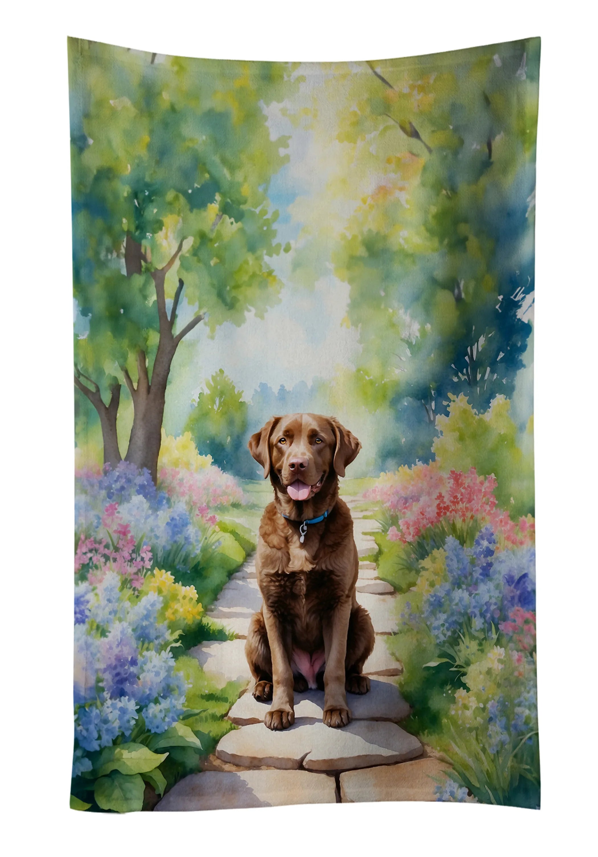 Spring Path Kitchen Towel - Size: 25HX15W | Pack Of: 1 | Collection name: Spring path