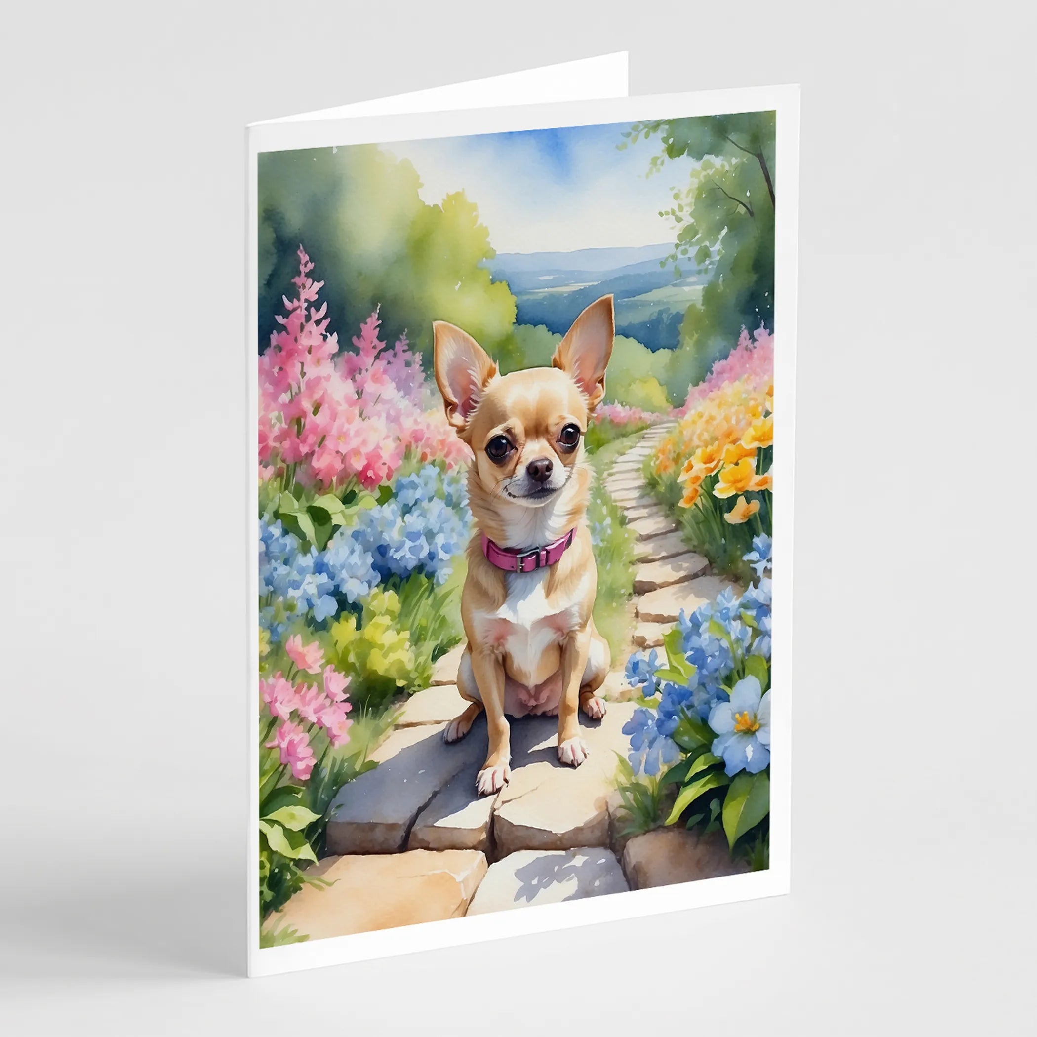 Spring Path Greeting Cards  - Size: 5X7 | Pack Of: 8 | Collection name: Spring path
