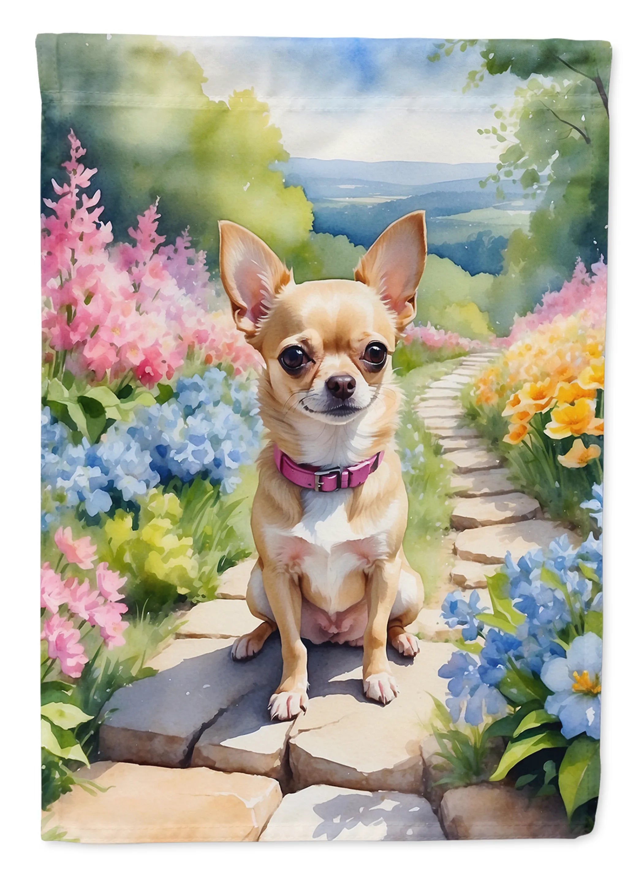 Spring Path Decorative Flag - Size: GARDEN SIZE | Pack Of: 1 | Collection name: Spring path