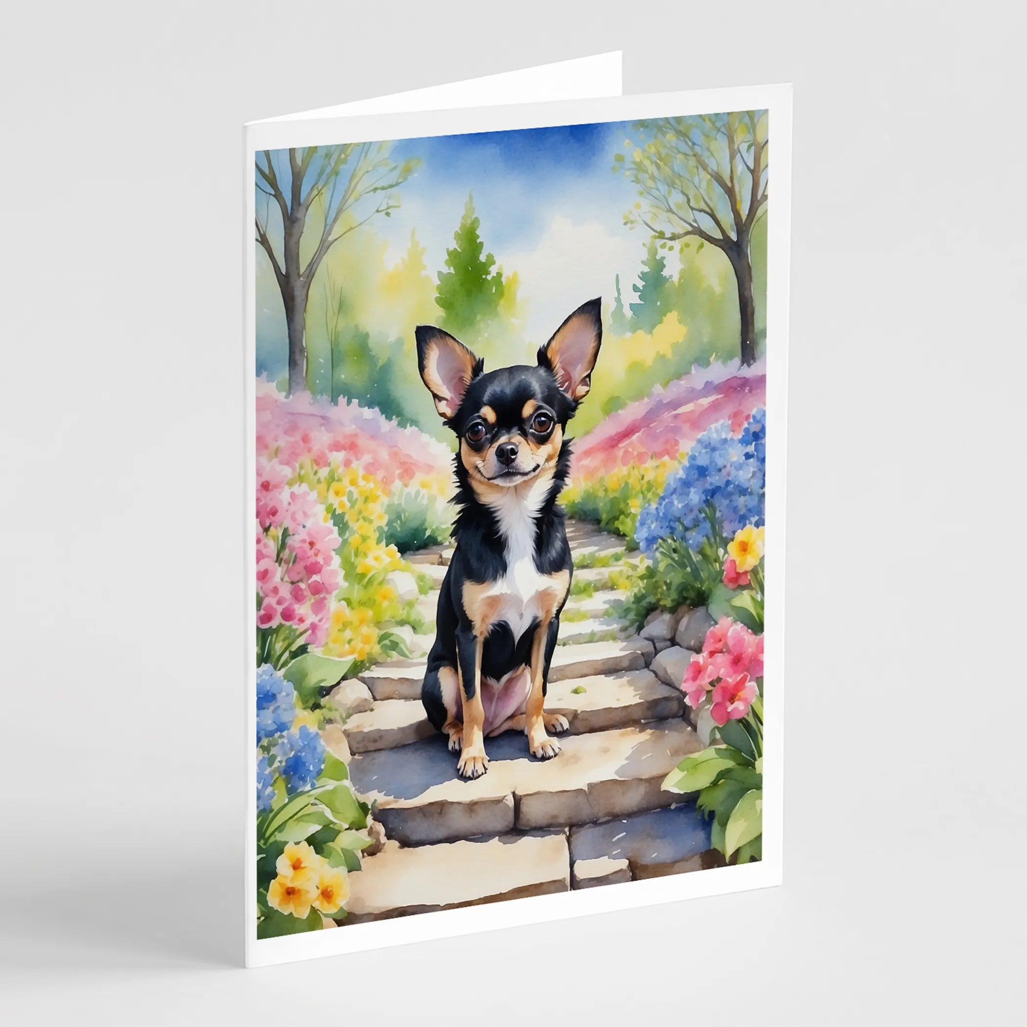 Spring Path Greeting Cards  - Size: 5X7 | Pack Of: 8 | Collection name: Spring path