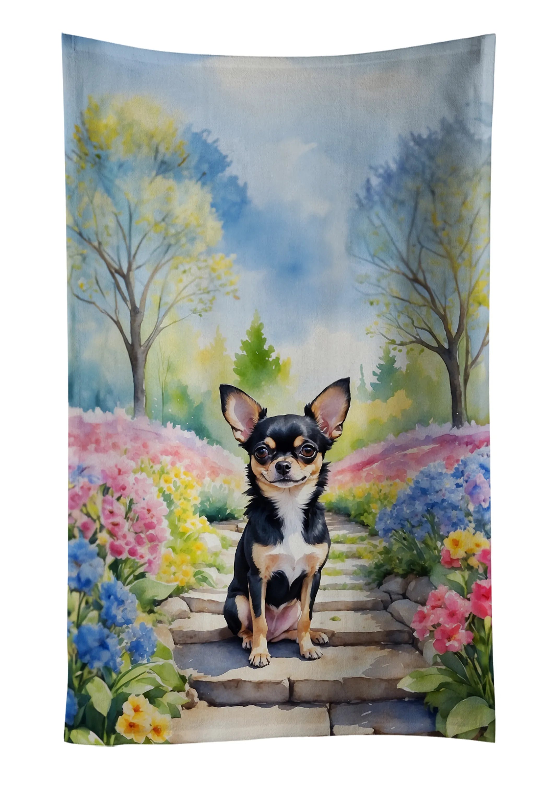 Spring Path Kitchen Towel - Size: 25HX15W | Pack Of: 1 | Collection name: Spring path