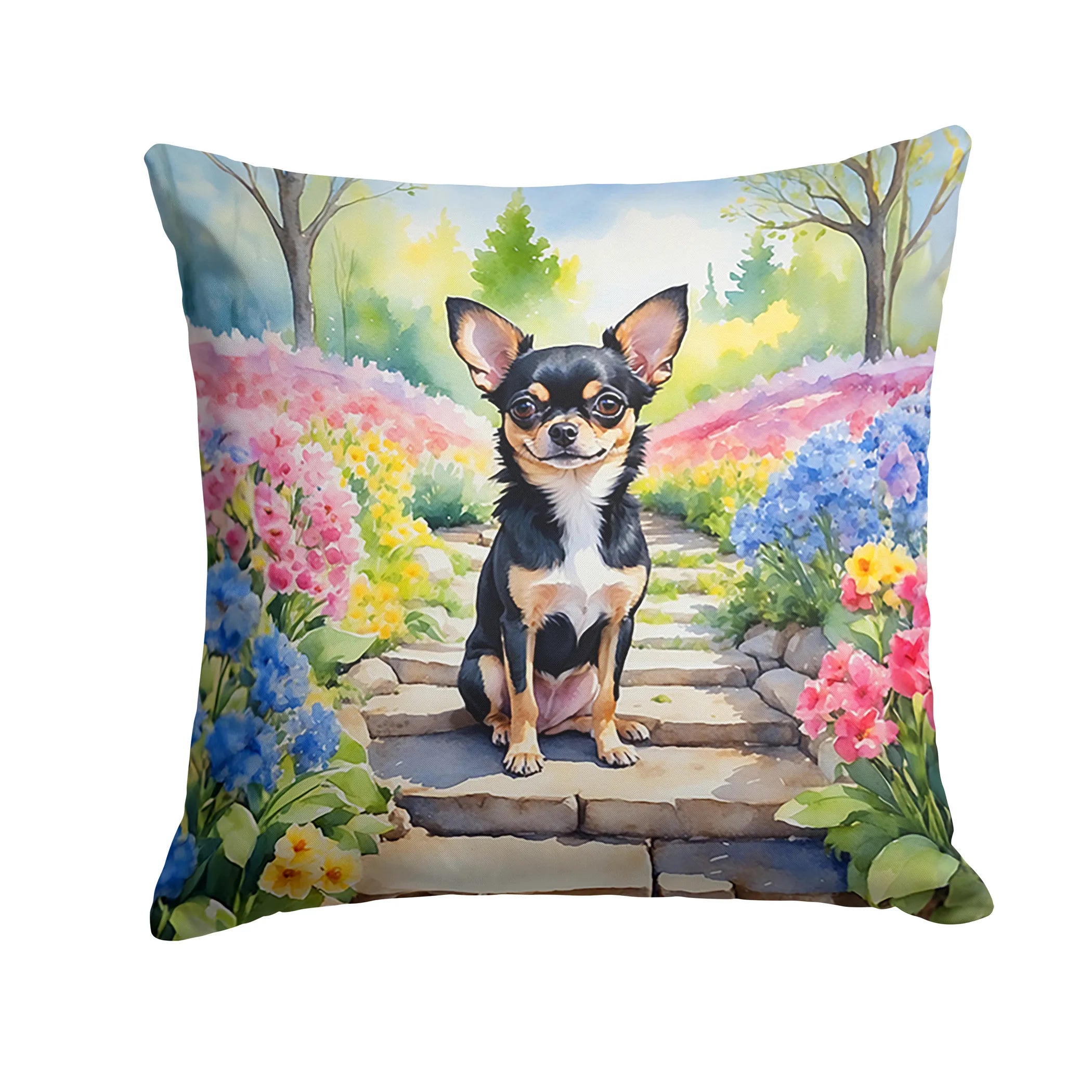Spring Path Throw Pillow - Size: 14HX14W | Pack Of: 1 | Collection name: Spring path