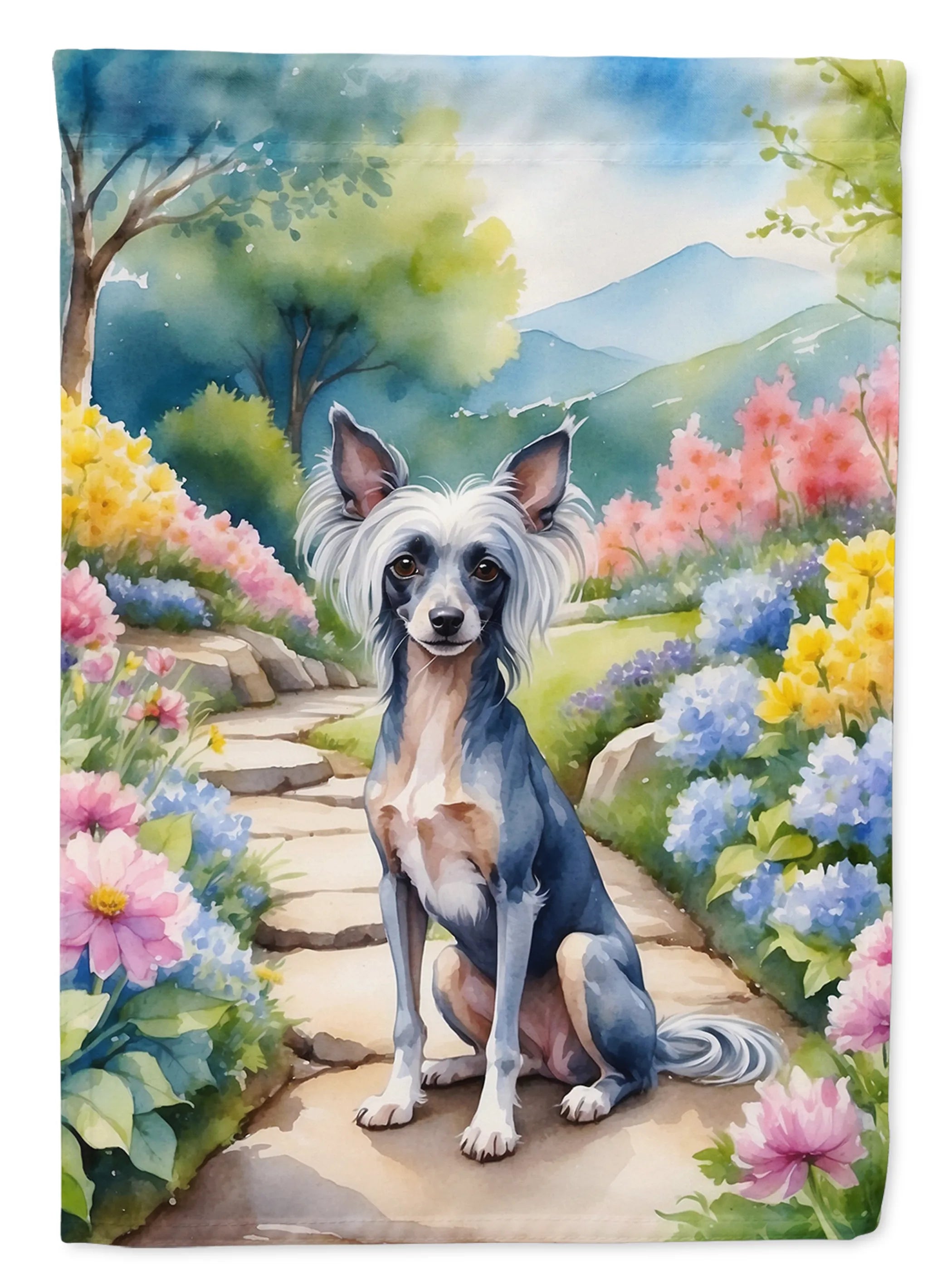Spring Path Decorative Flag - Size: GARDEN SIZE | Pack Of: 1 | Collection name: Spring path
