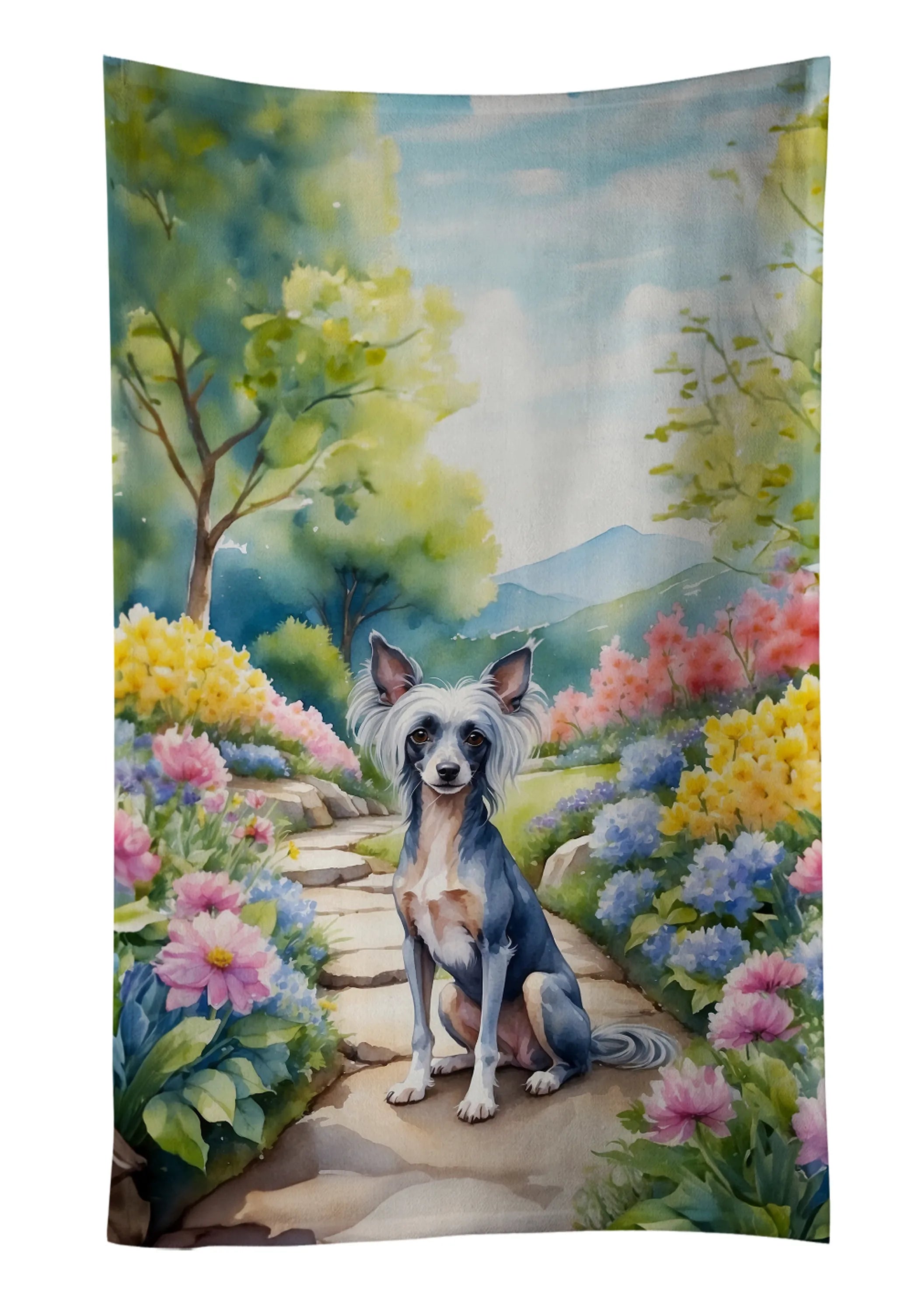 Spring Path Kitchen Towel - Size: 25HX15W | Pack Of: 1 | Collection name: Spring path