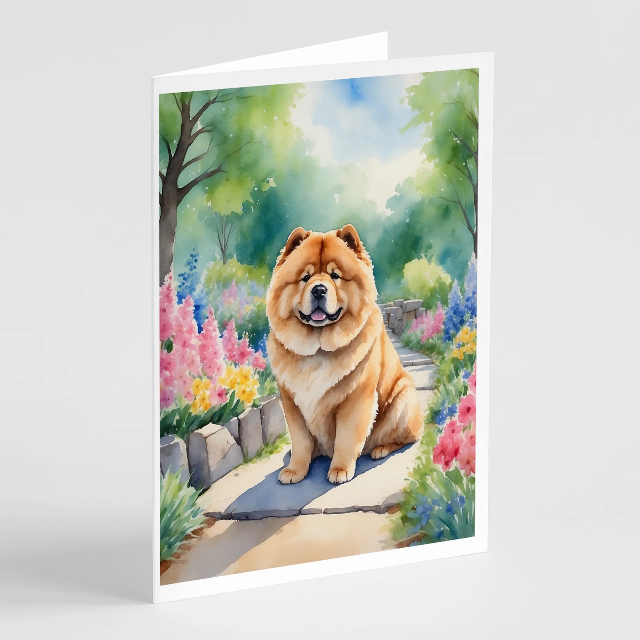 Spring Path Greeting Cards  - Size: 5X7 | Pack Of: 8 | Collection name: Spring path