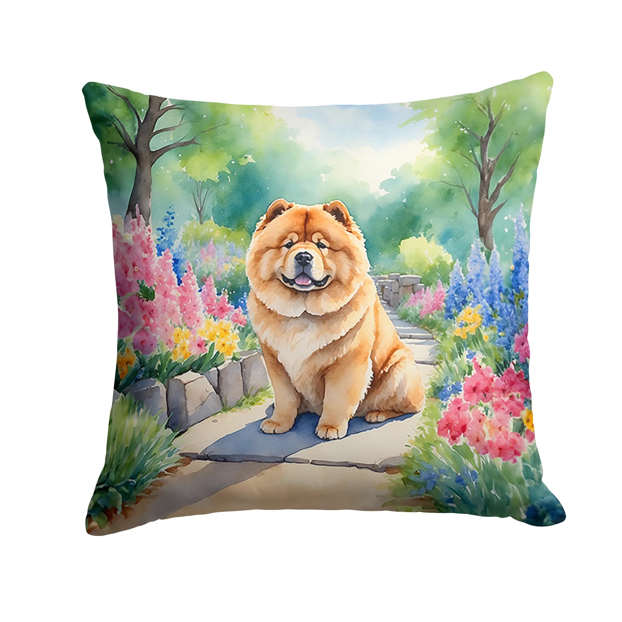 Spring Path Throw Pillow - Size: 14HX14W | Pack Of: 1 | Collection name: Spring path