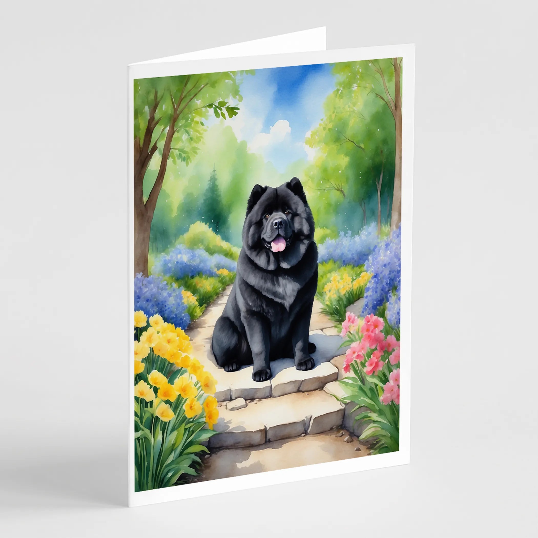 Spring Path Greeting Cards  - Size: 5X7 | Pack Of: 8 | Collection name: Spring path
