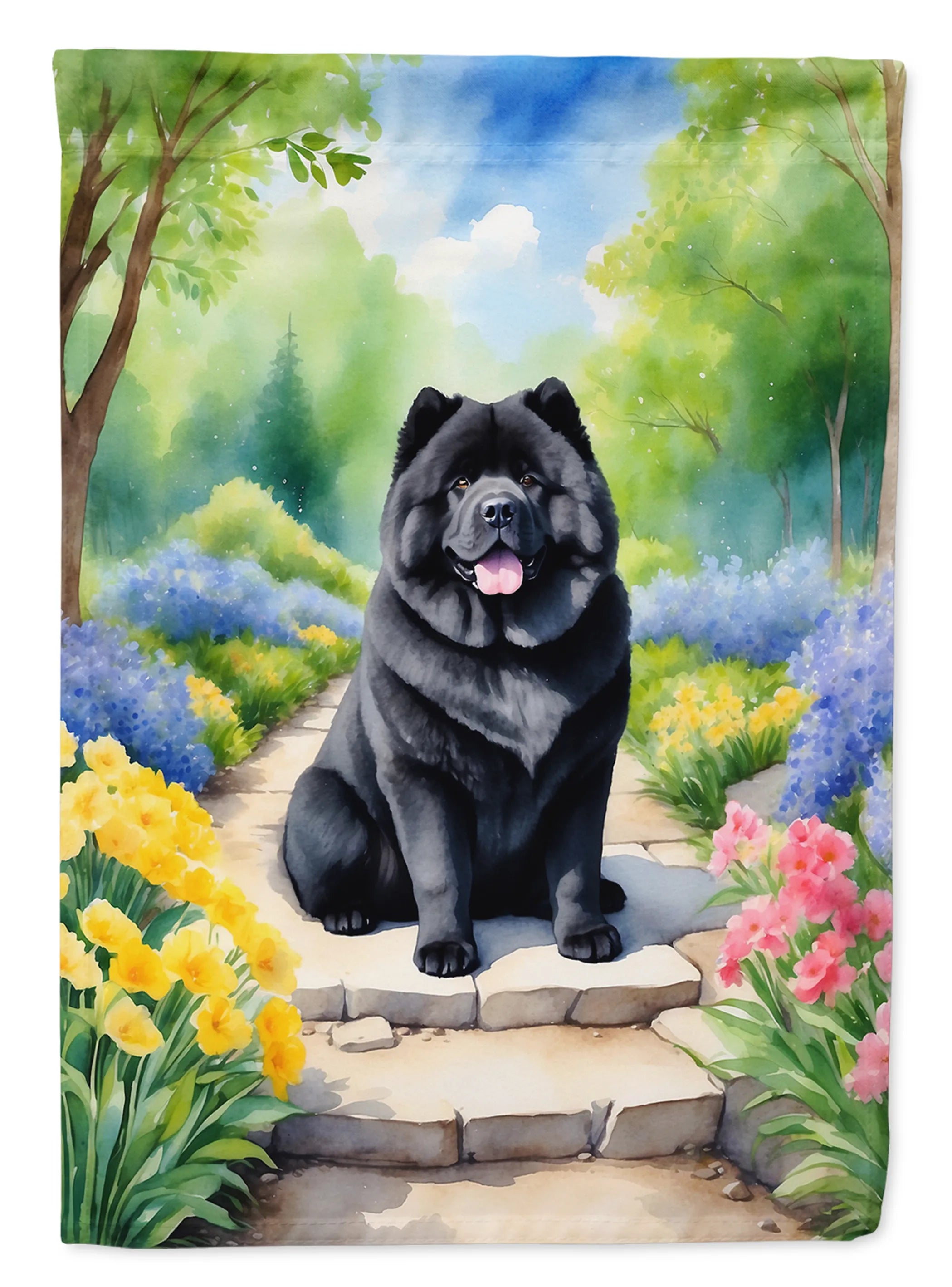 Spring Path Decorative Flag - Size: GARDEN SIZE | Pack Of: 1 | Collection name: Spring path