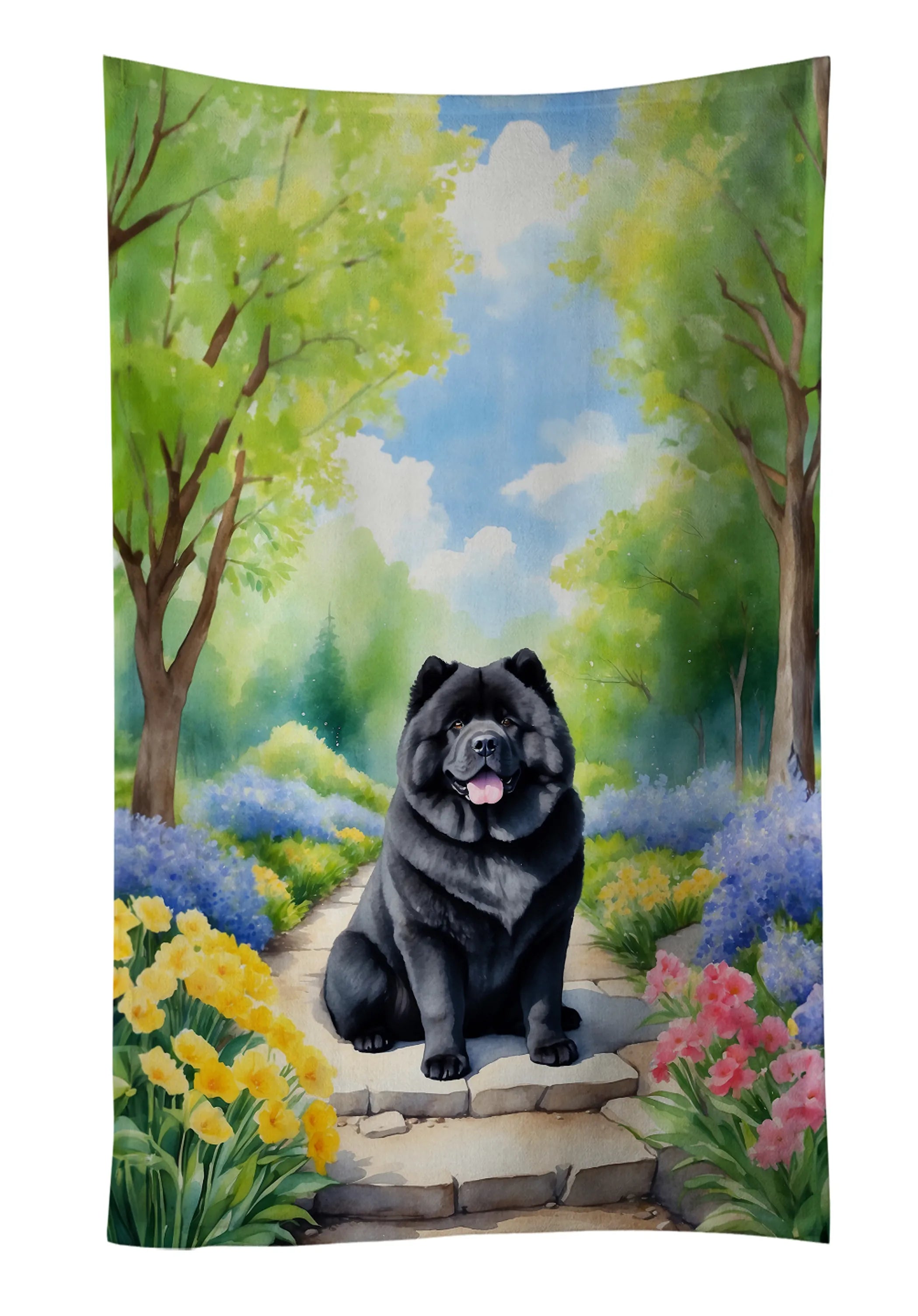Spring Path Kitchen Towel - Size: 25HX15W | Pack Of: 1 | Collection name: Spring path