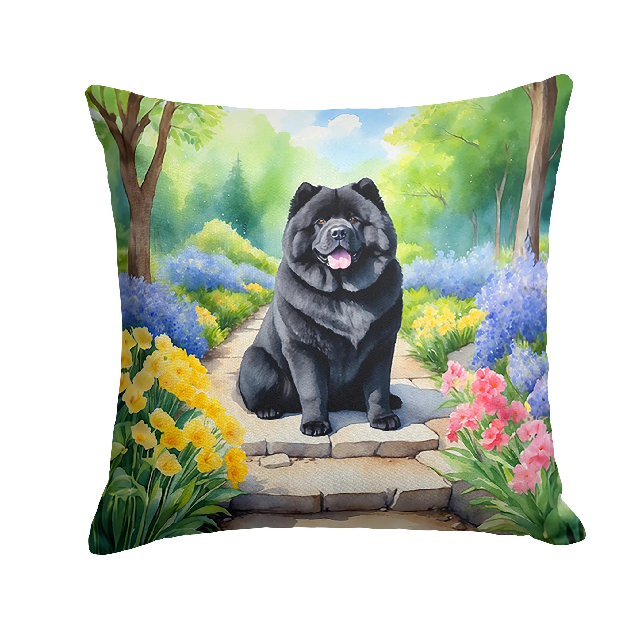 Spring Path Throw Pillow - Size: 14HX14W | Pack Of: 1 | Collection name: Spring path