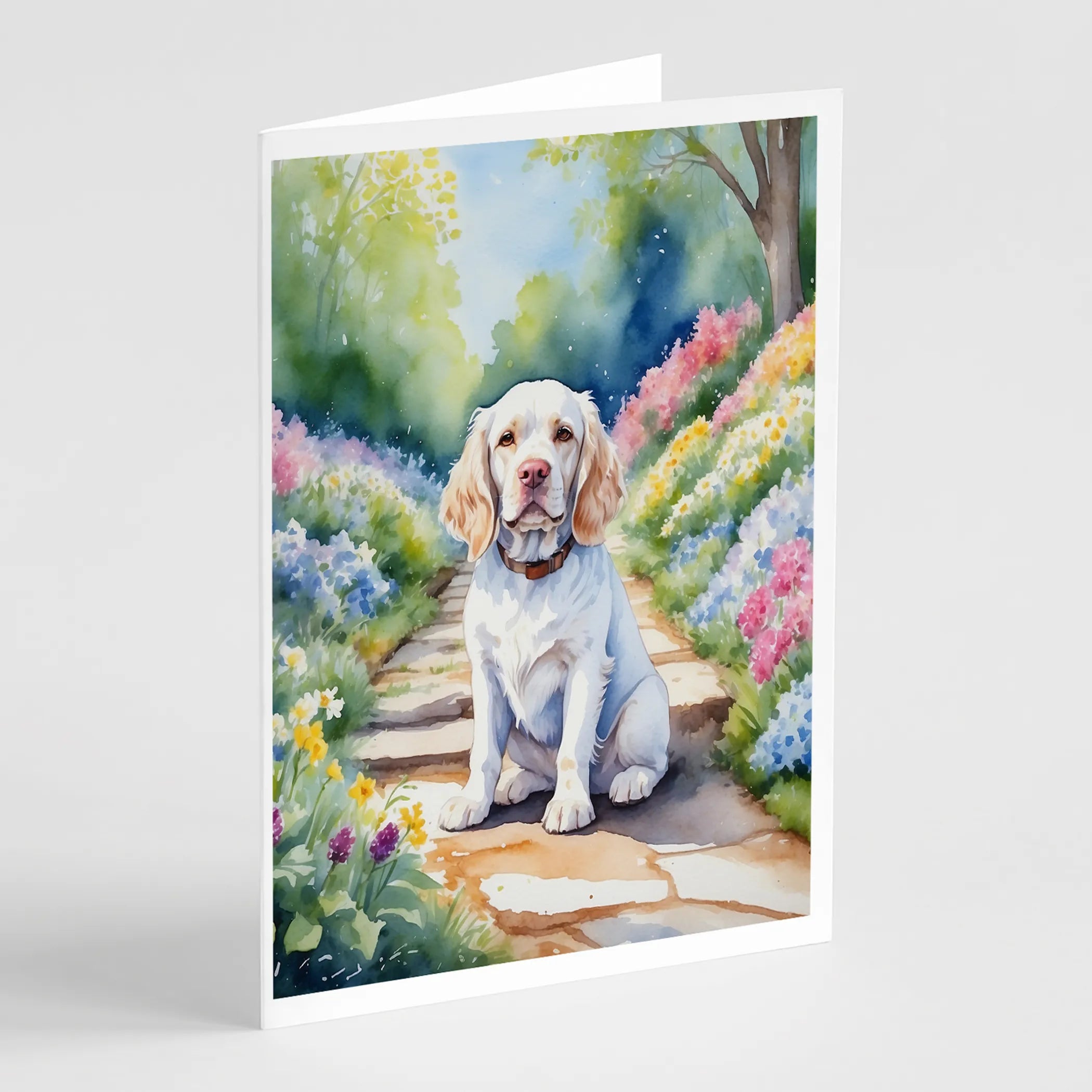 Spring Path Greeting Cards  - Size: 5X7 | Pack Of: 8 | Collection name: Spring path