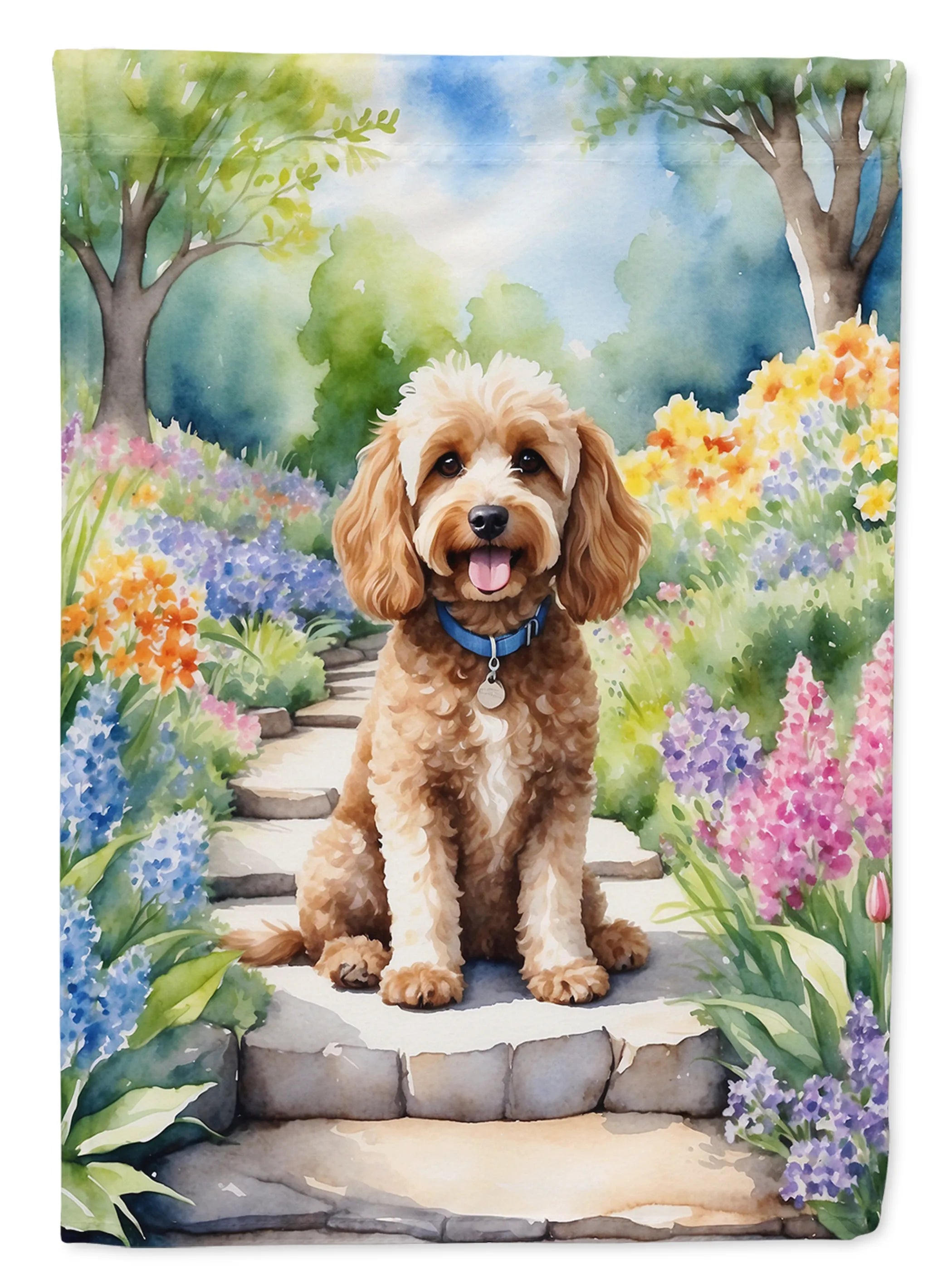 Spring Path Decorative Flag - Size: GARDEN SIZE | Pack Of: 1 | Collection name: Spring path
