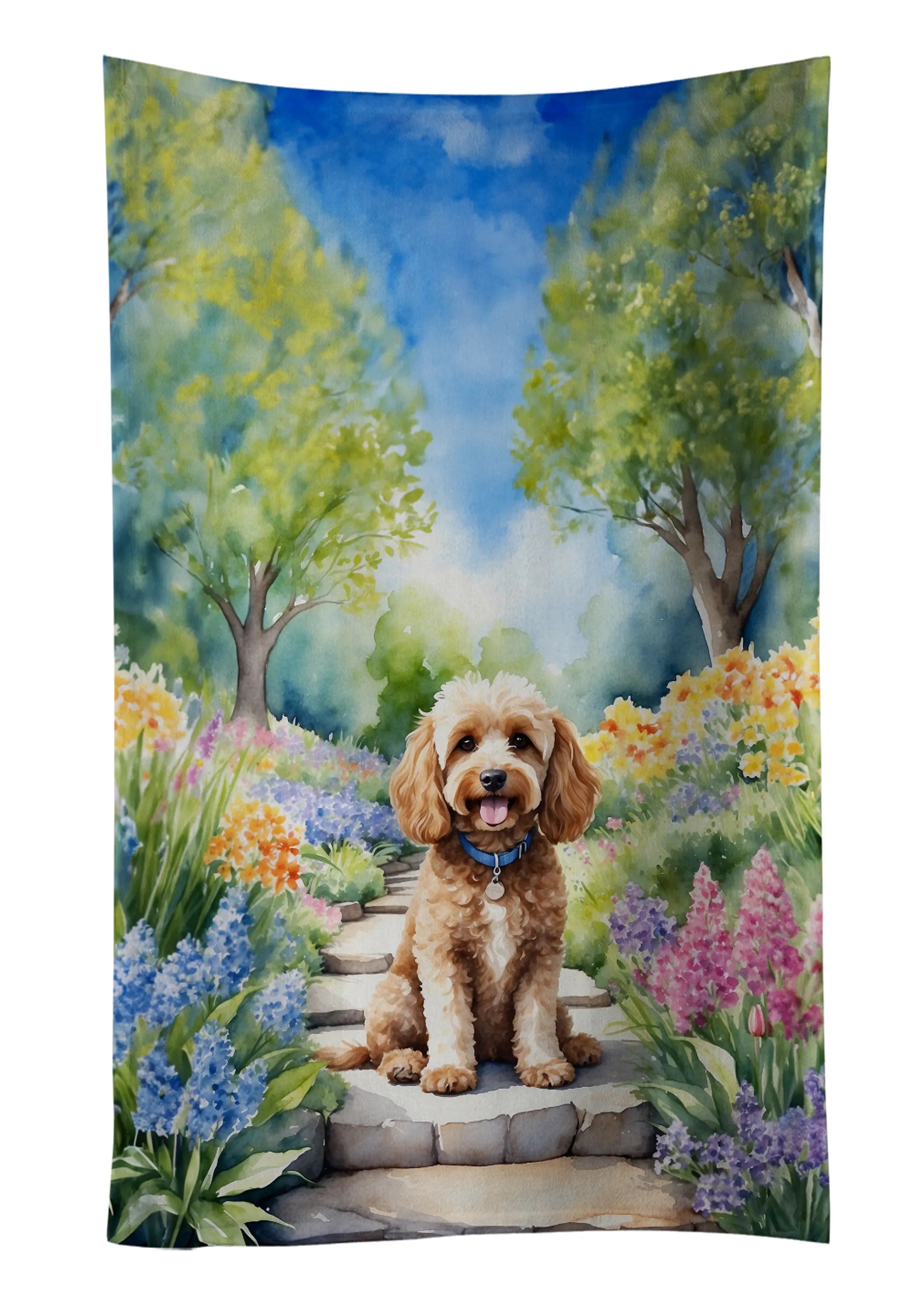 Spring Path Kitchen Towel - Size: 25HX15W | Pack Of: 1 | Collection name: Spring path