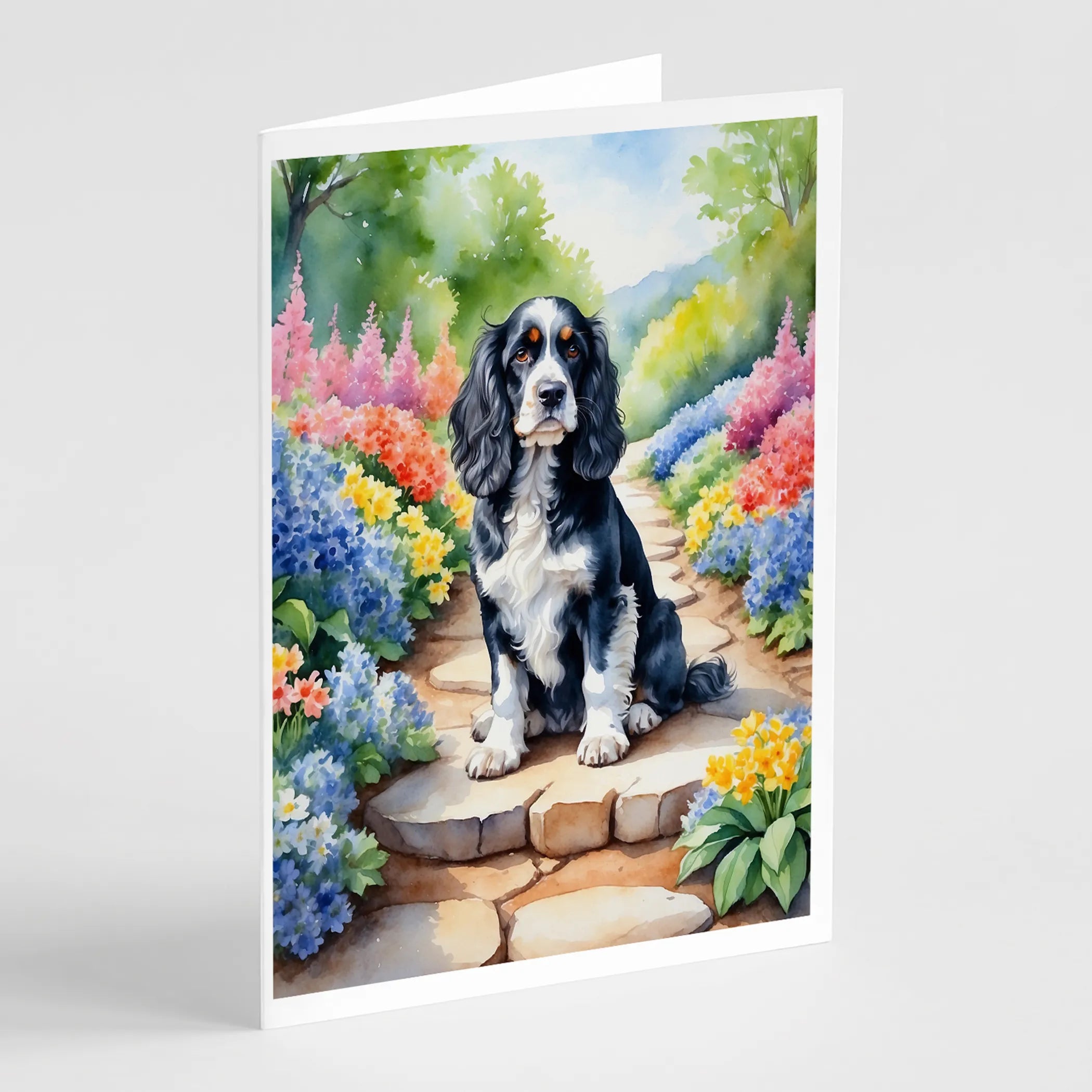 Spring Path Greeting Cards  - Size: 5X7 | Pack Of: 8 | Collection name: Spring path