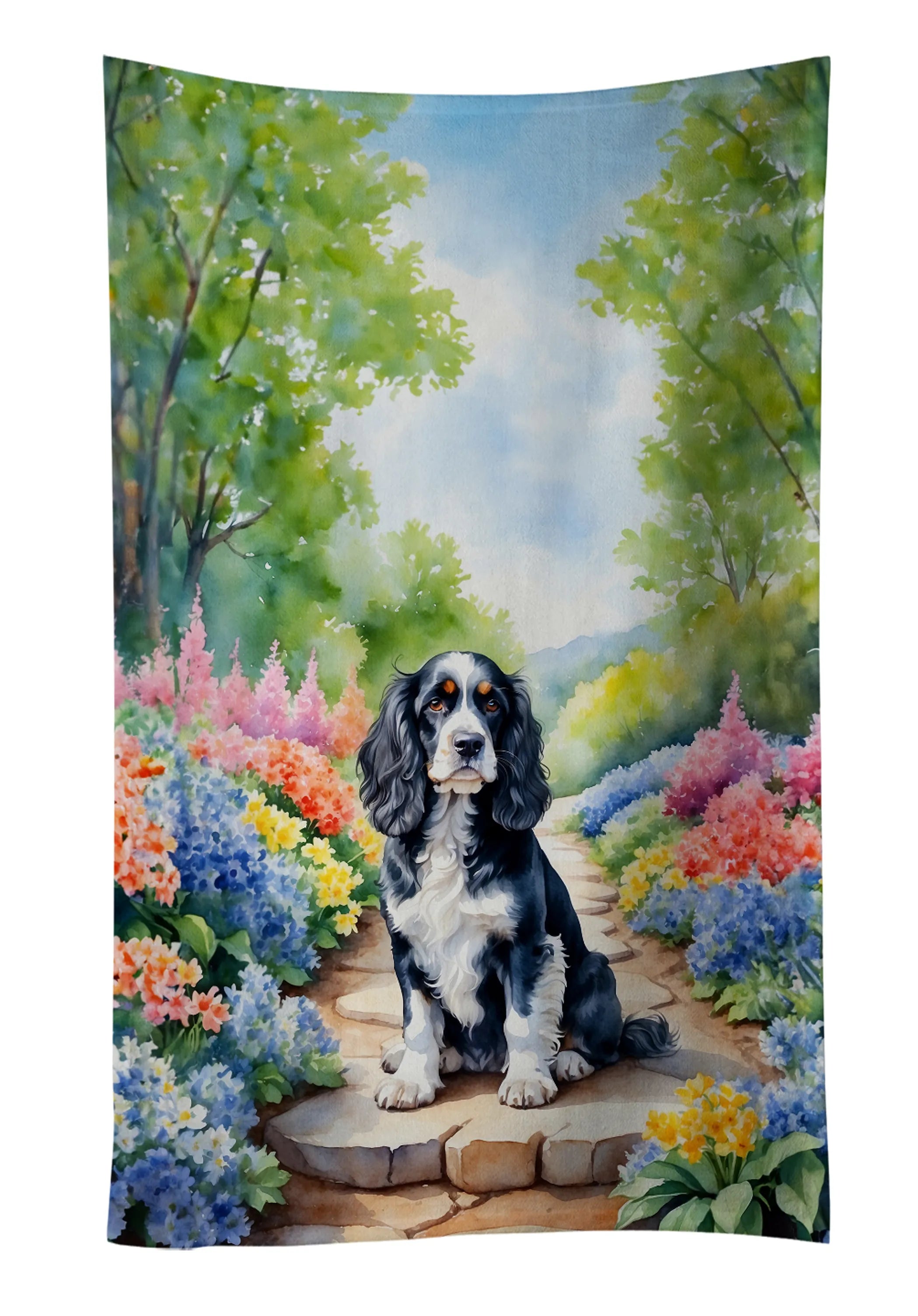 Spring Path Kitchen Towel - Size: 25HX15W | Pack Of: 1 | Collection name: Spring path