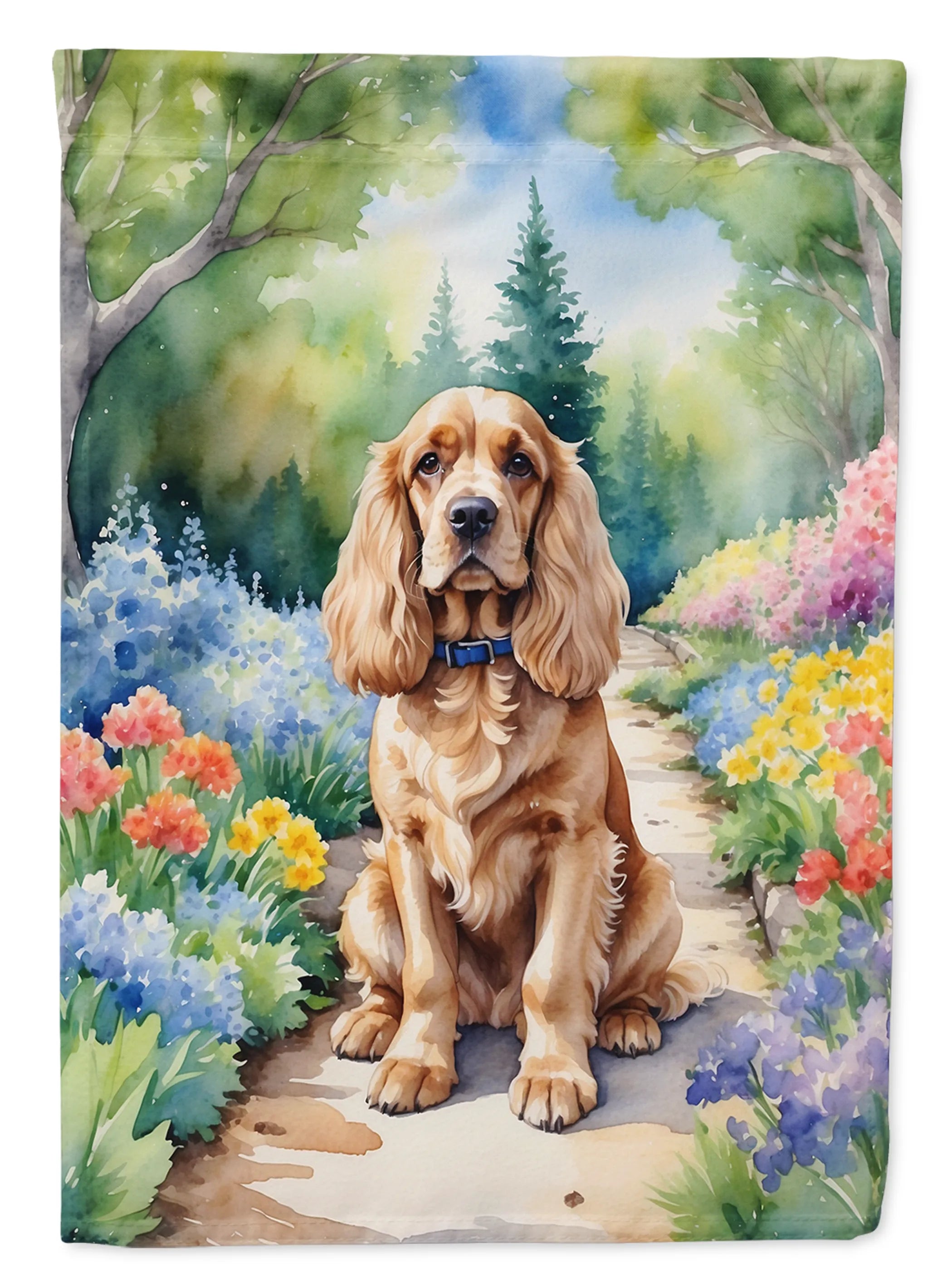 Spring Path Decorative Flag - Size: GARDEN SIZE | Pack Of: 1 | Collection name: Spring path
