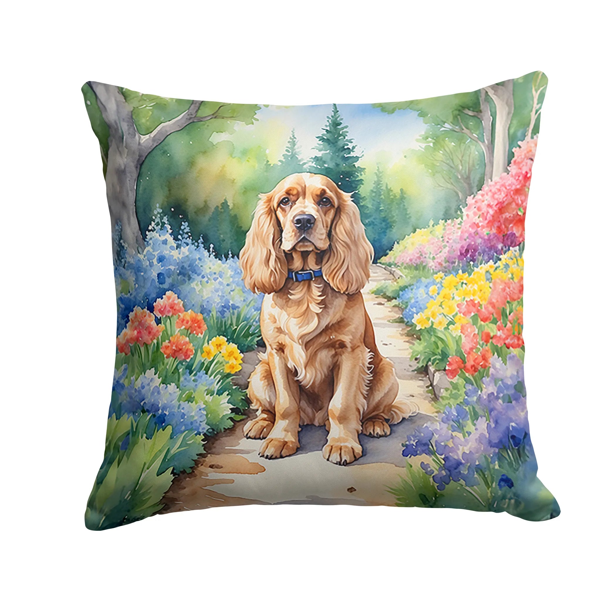 Spring Path Throw Pillow - Size: 14HX14W | Pack Of: 1 | Collection name: Spring path