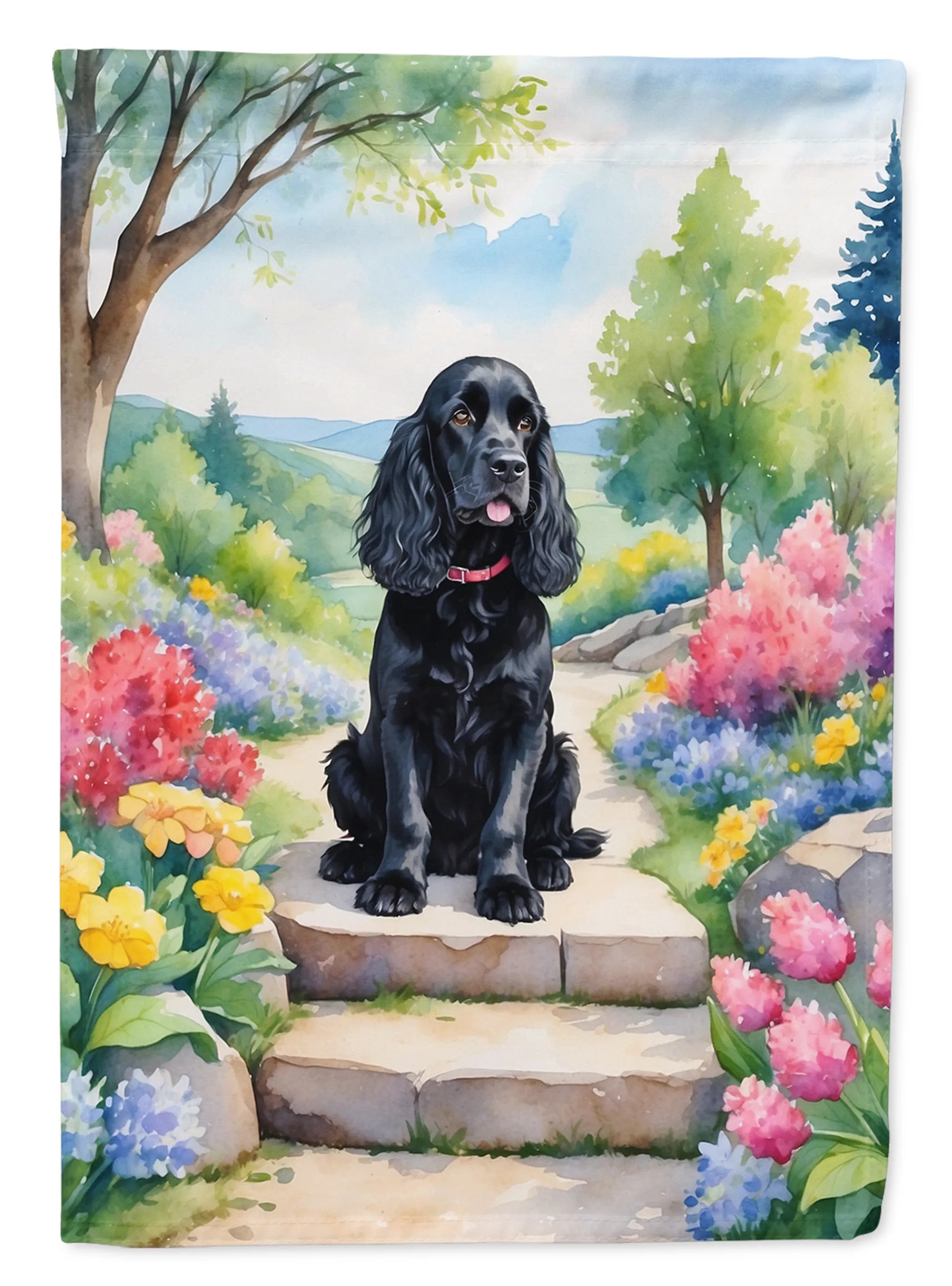 Spring Path Decorative Flag - Size: GARDEN SIZE | Pack Of: 1 | Collection name: Spring path
