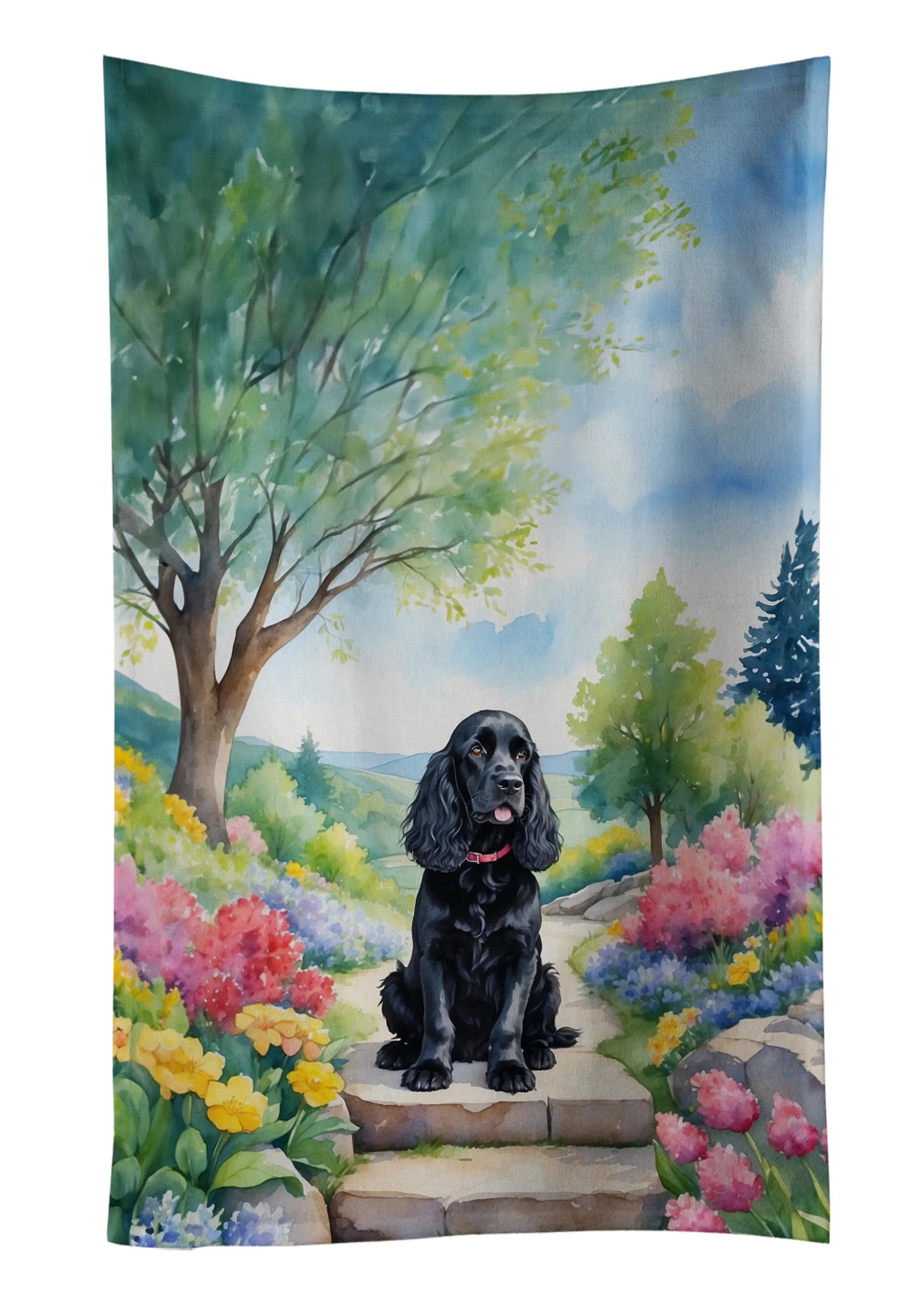 Spring Path Kitchen Towel - Size: 25HX15W | Pack Of: 1 | Collection name: Spring path